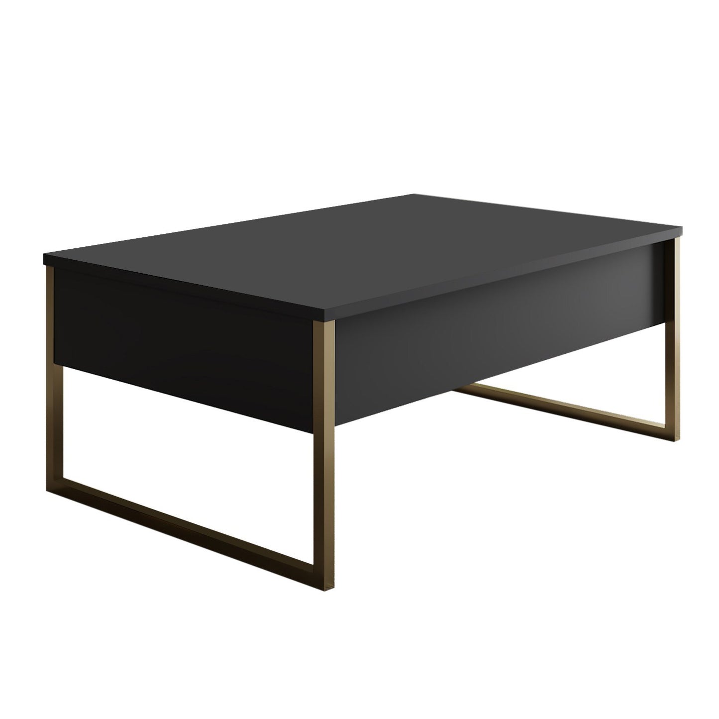Set namještaja za dnevnu sobu, Luxe Set - Anthracite, Gold