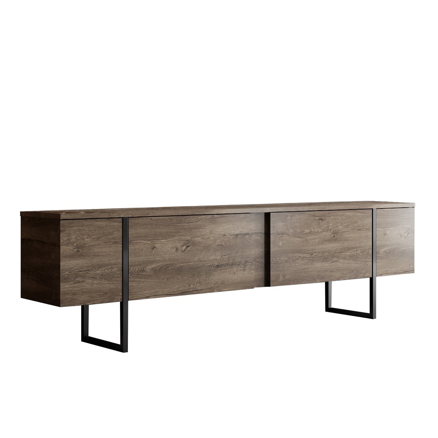 Set namještaja za dnevnu sobu, Luxe Set - Walnut, Black