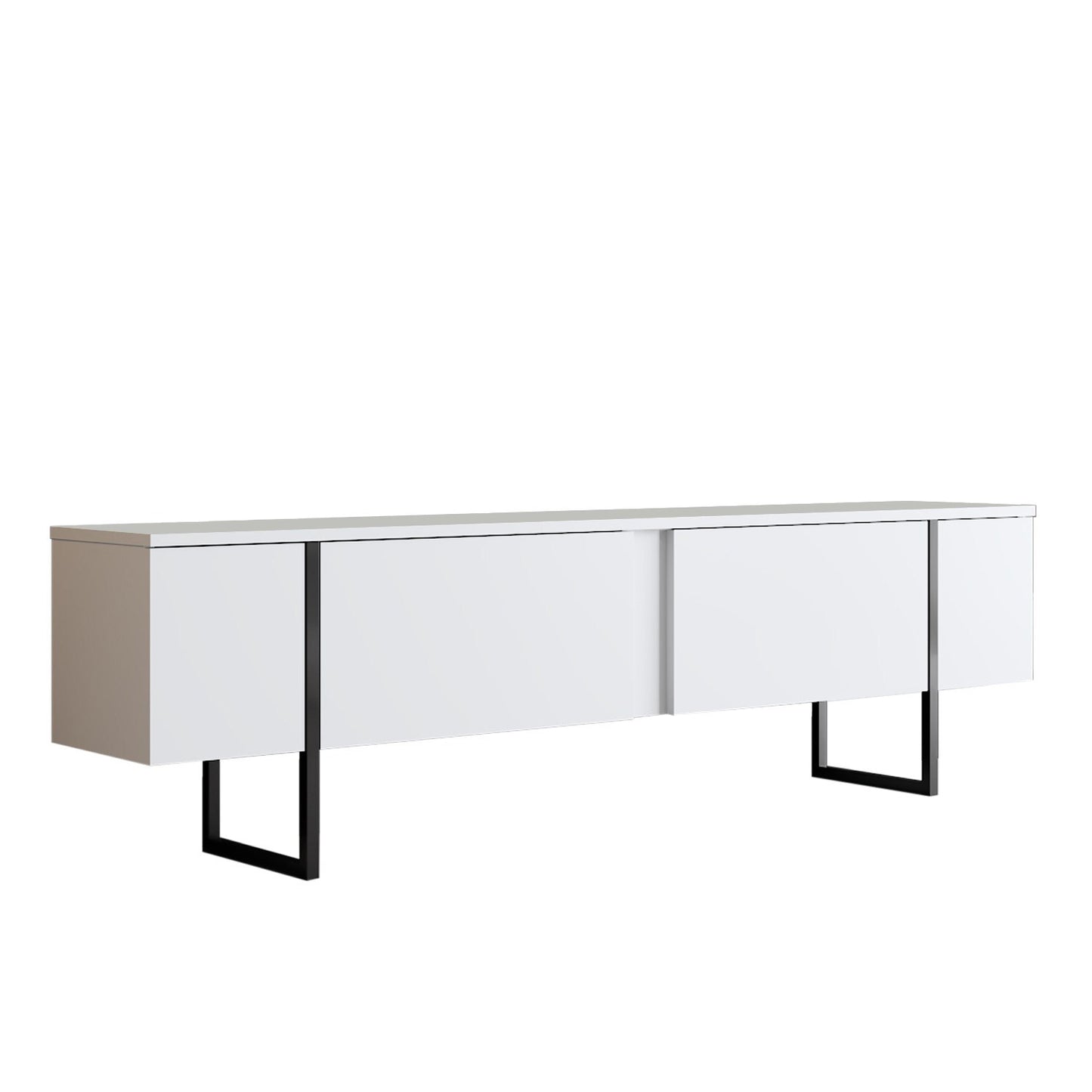 Set namještaja za dnevnu sobu, Luxe Set - White, Black