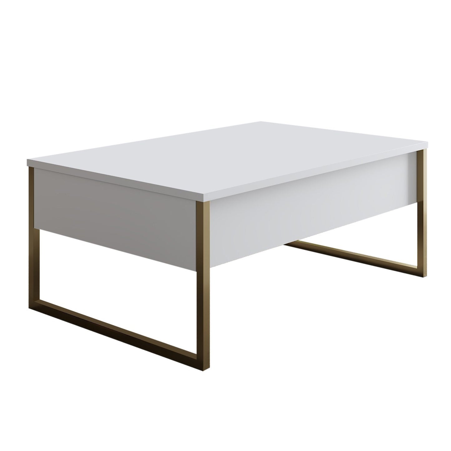 Set namještaja za dnevnu sobu, Luxe Set - White, Gold