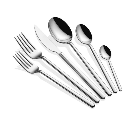 Set pribora za jelo (36 komada) Allegra - srebro