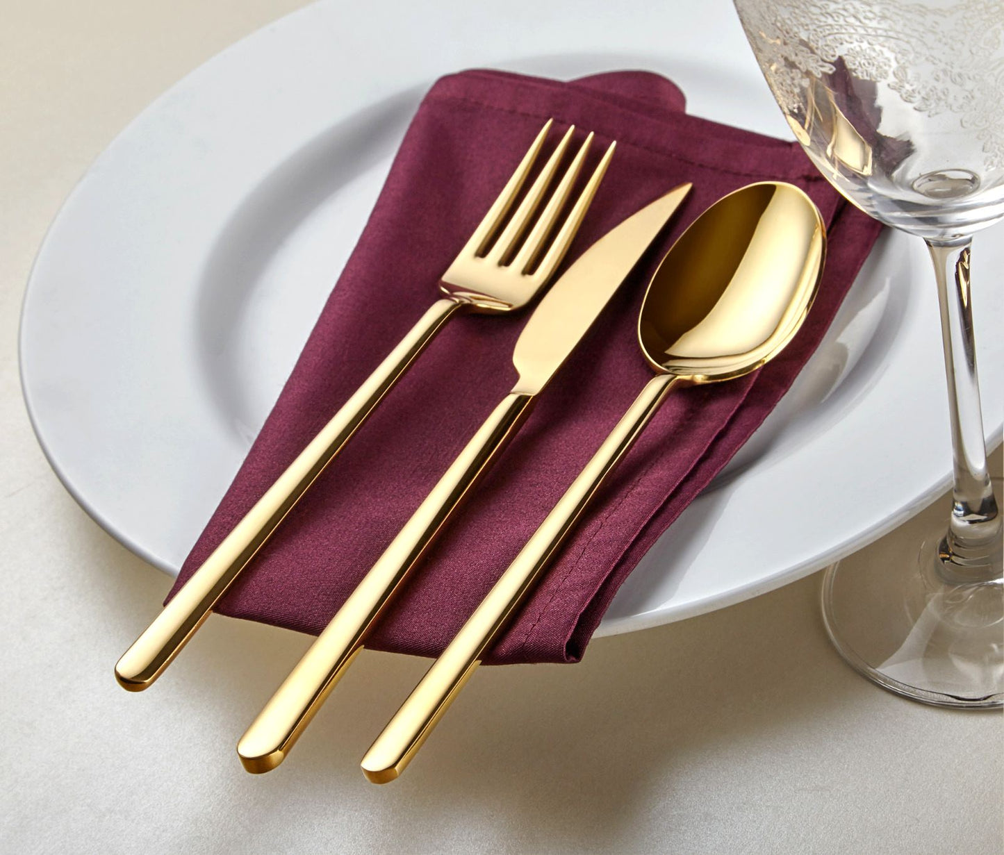 Set pribora za jelo (36 komada) Allegra - zlato