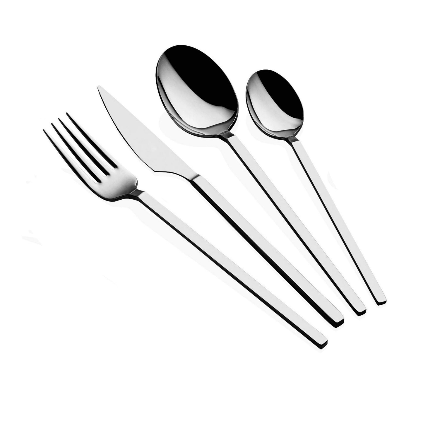 Set pribora za jelo (24 dijela) Carre - srebro
