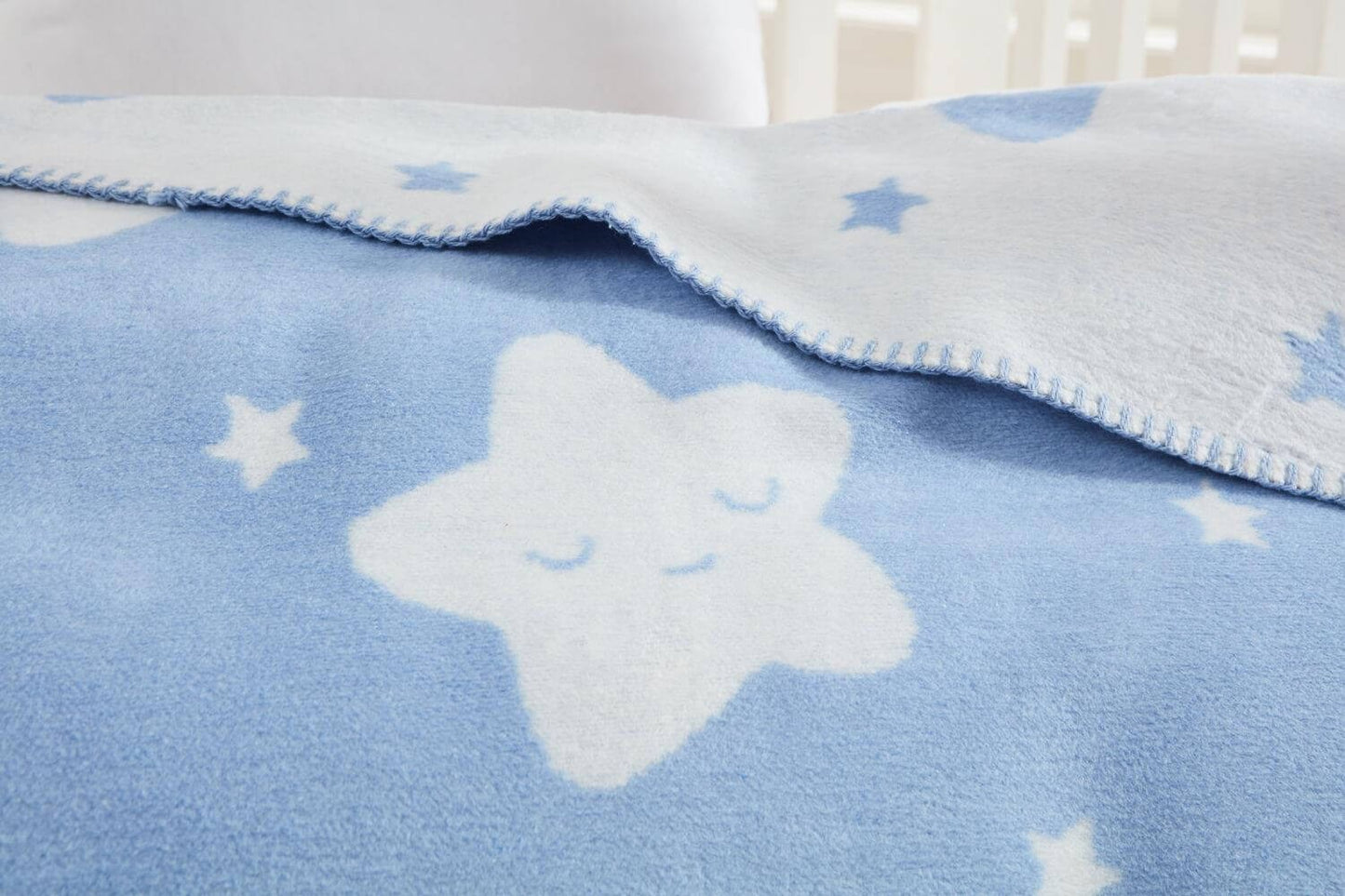 Dječji pokrivač Star - Light Blue