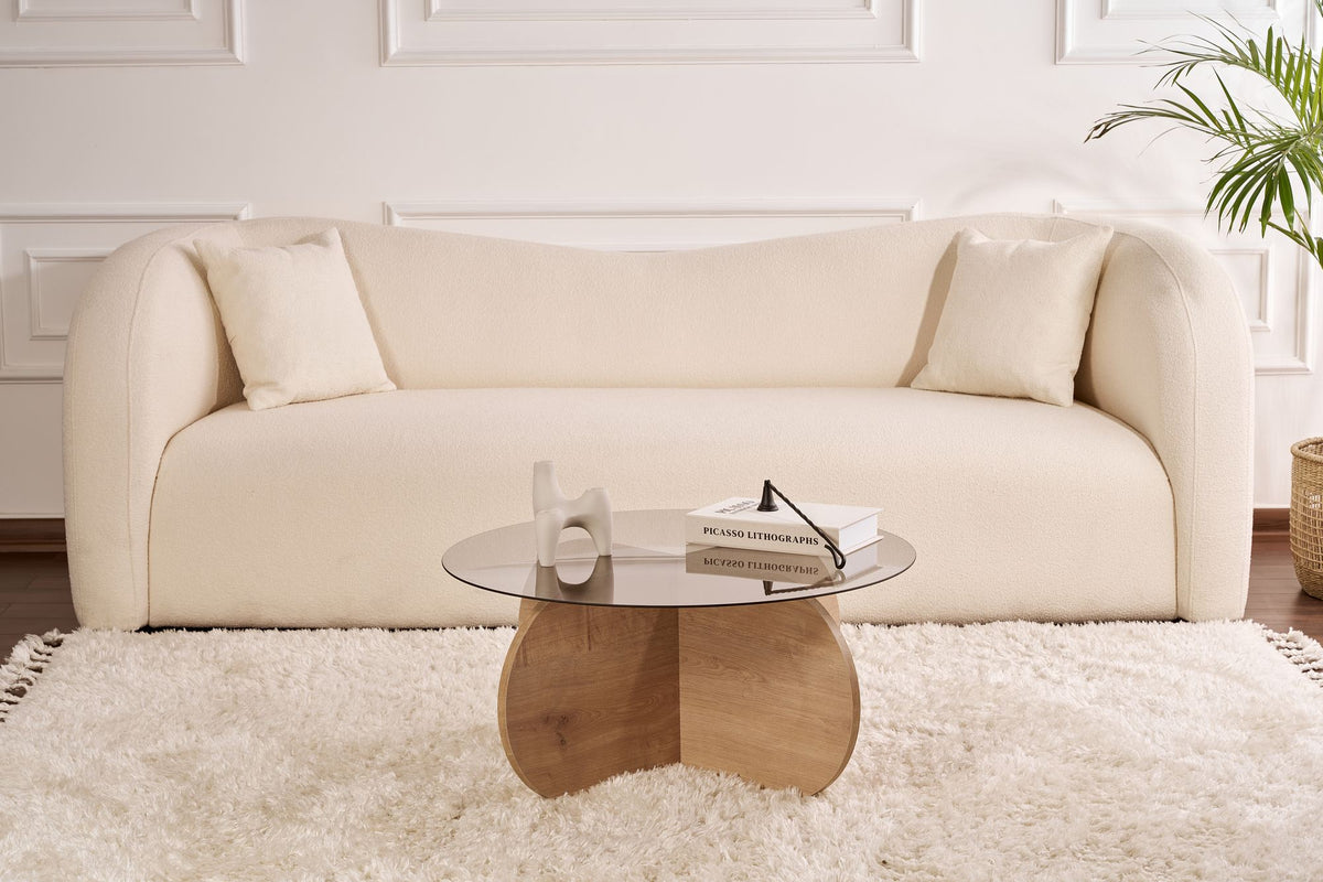 Klub stol 602, Safir hrast, Dim