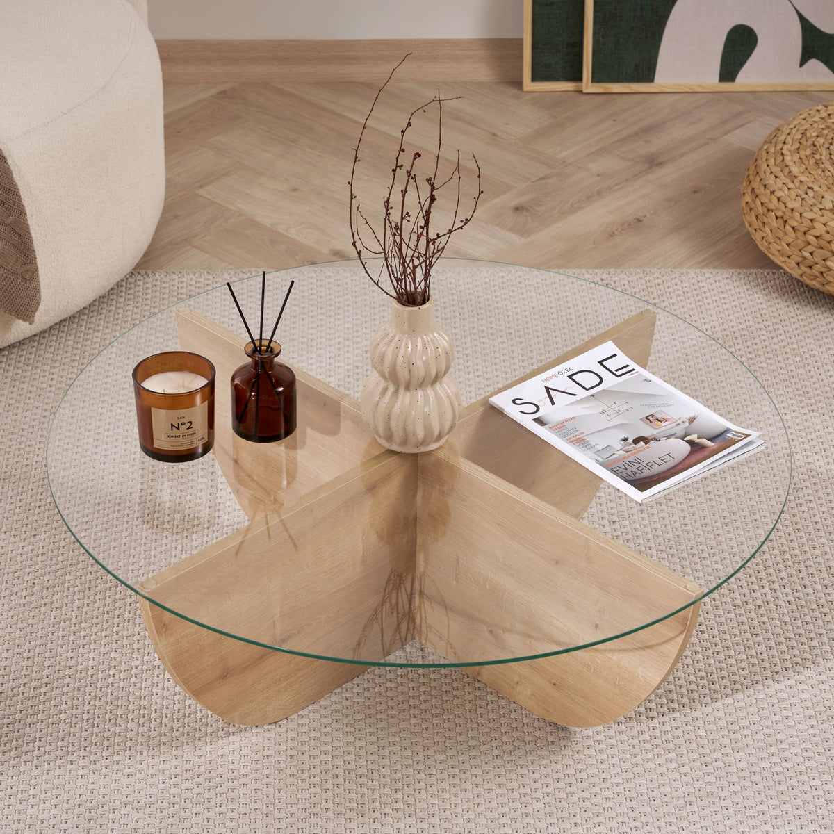 Klub stol 691, Safir hrast