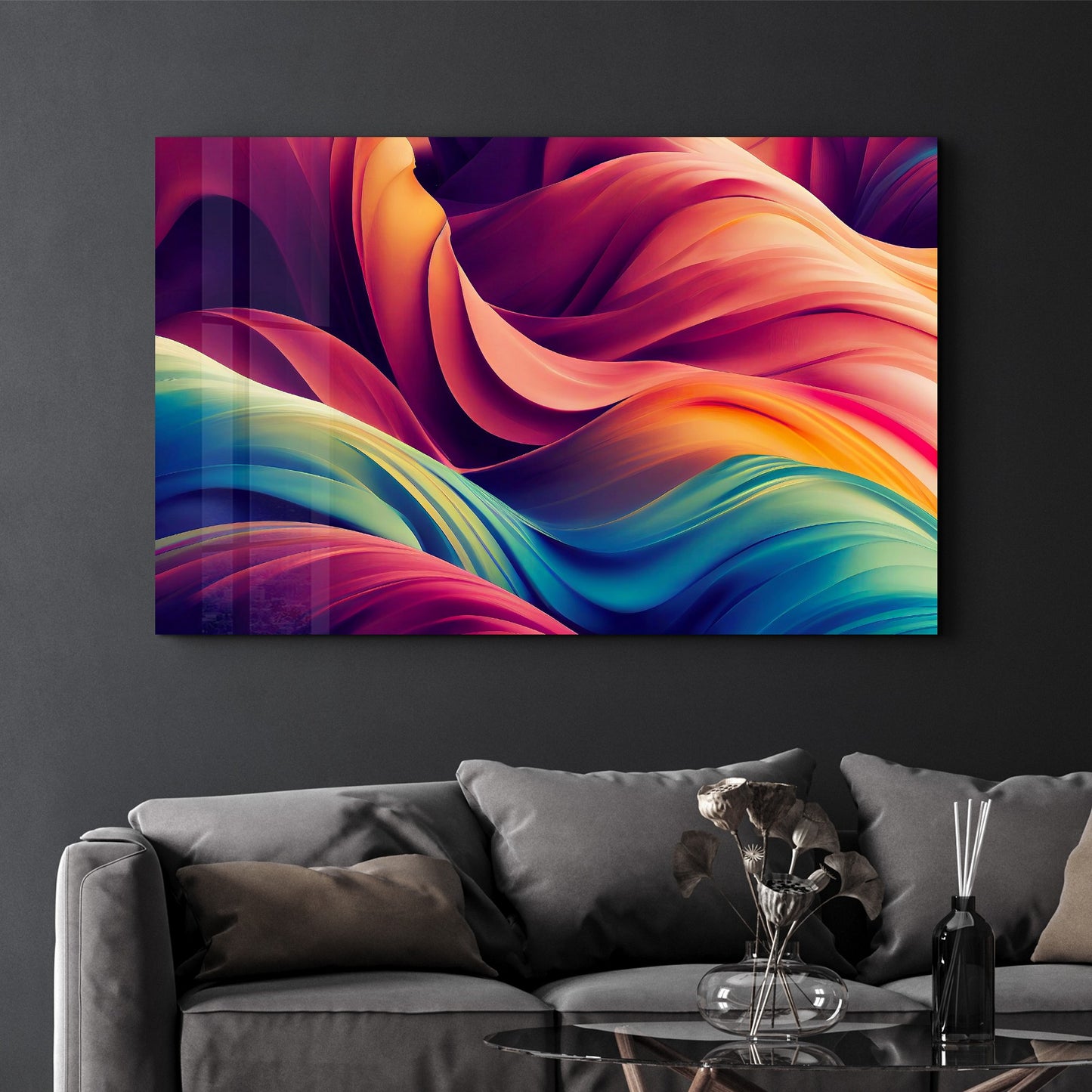 Ukrasna slika od kaljenog stakla EMERSON