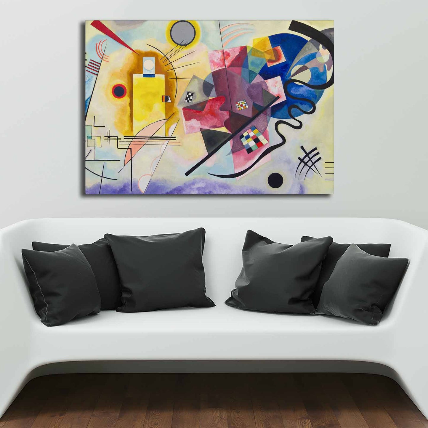 Slika dekorativna na platnu, 70100KANDINSKY028