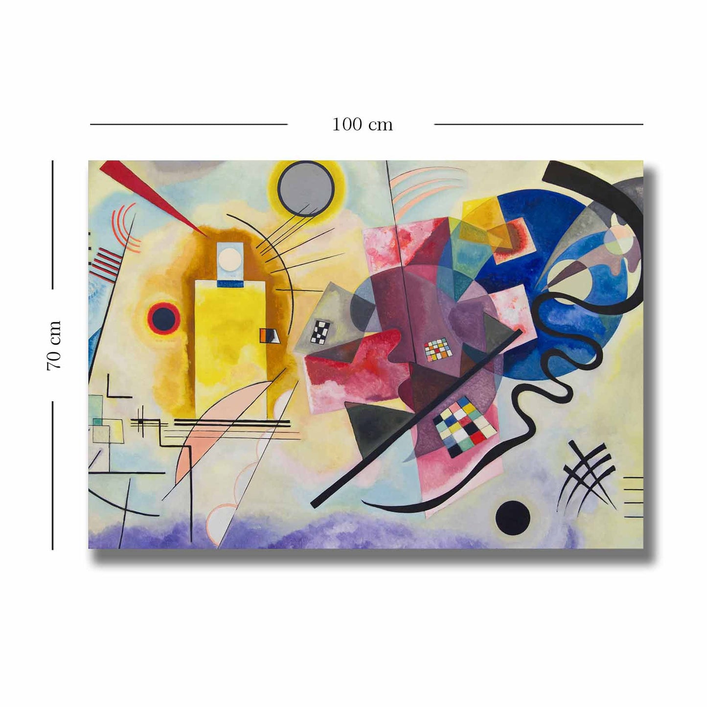 Slika dekorativna na platnu, 70100KANDINSKY028