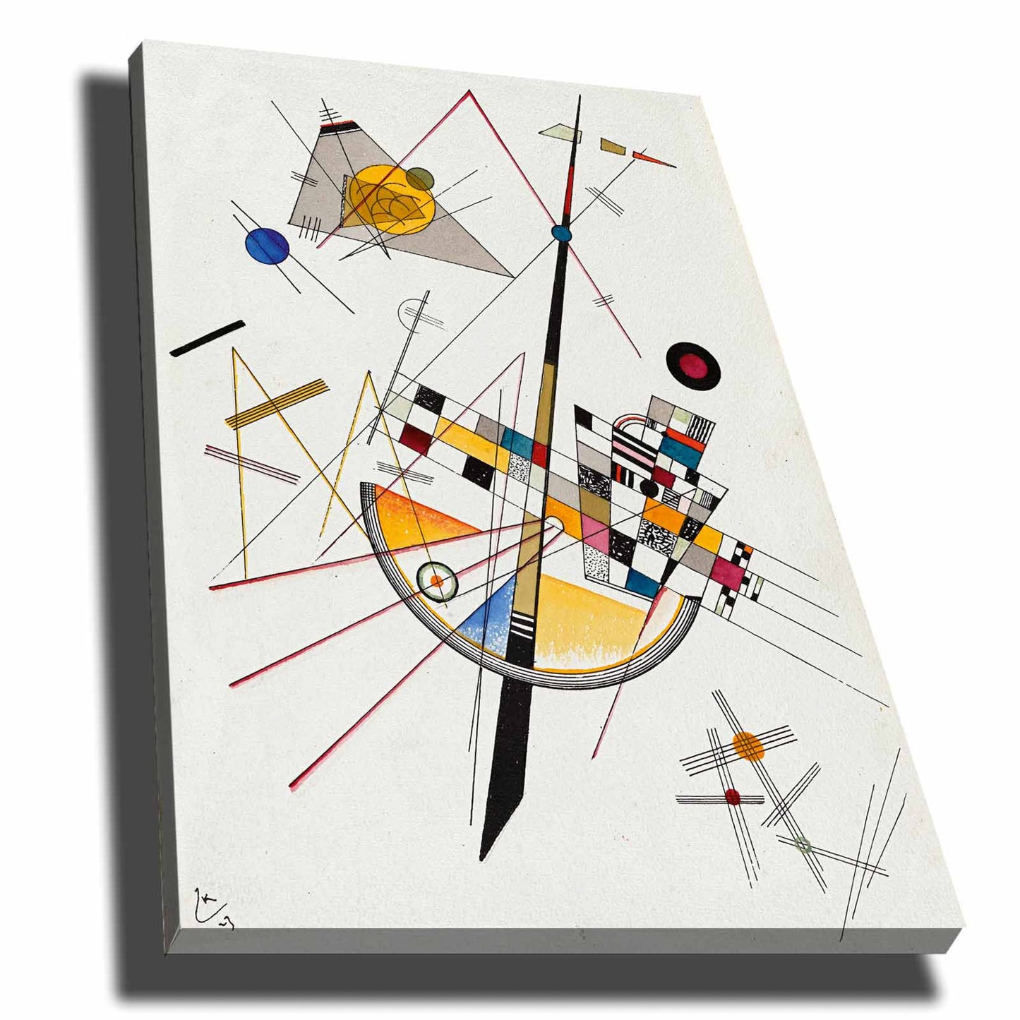 Slika dekorativna na platnu, 70100KANDINSKY034