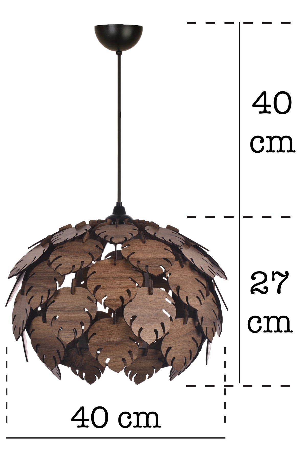 Luster OAKLYNN, smeđa boja