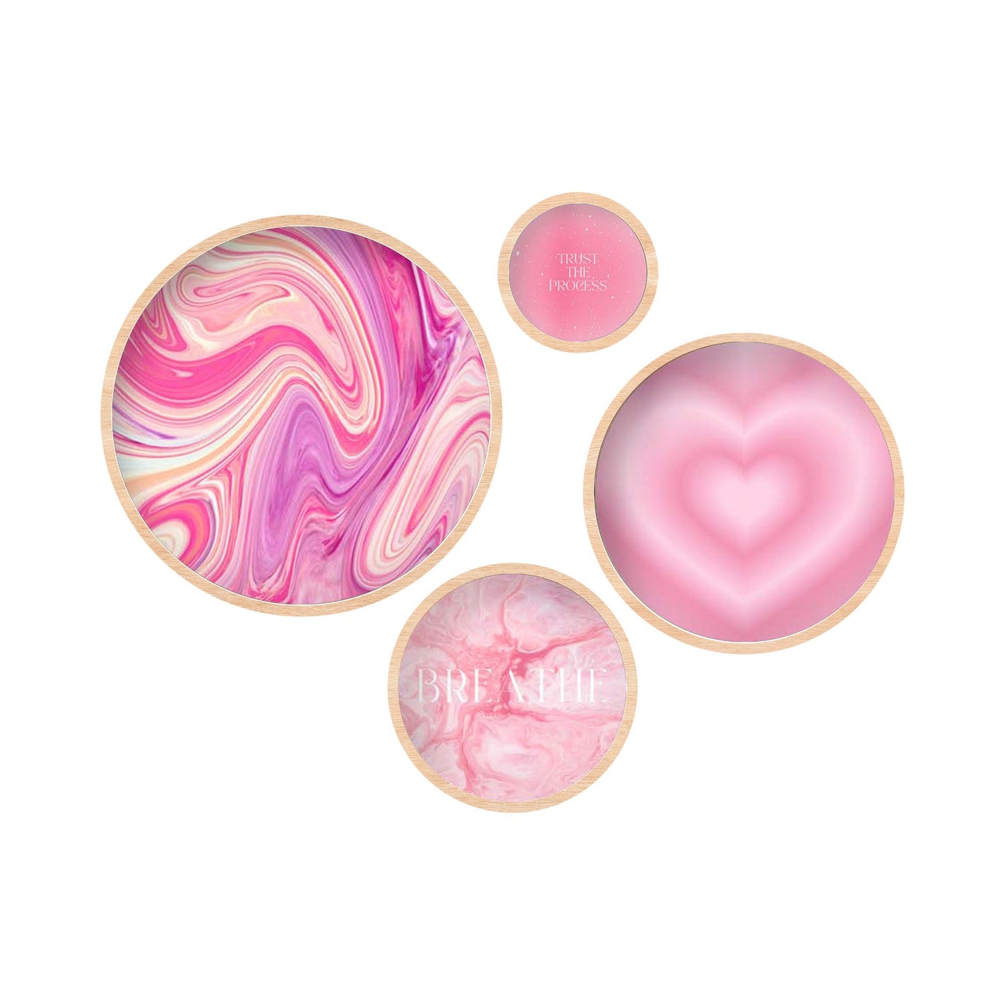 Ukrasna uokvirena MDF slika (4 komada) XIMENA