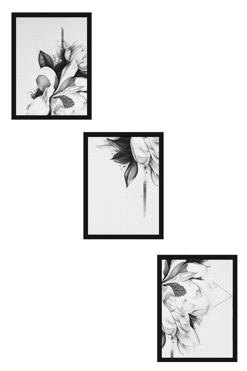 Ukrasna uokvirena MDF slika (3 komada) AZARIA
