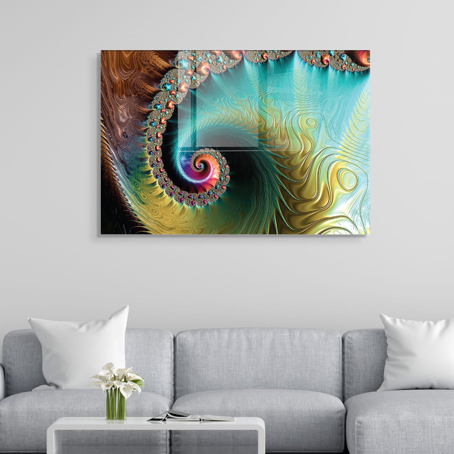 Ukrasna slika na kaljenom staklu 2126 - 30 x 45
