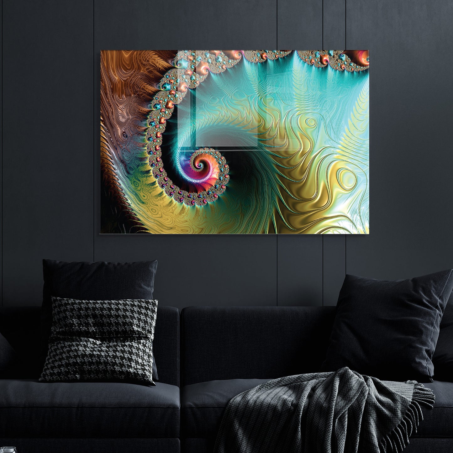Ukrasna slika na kaljenom staklu 2126 - 30 x 45