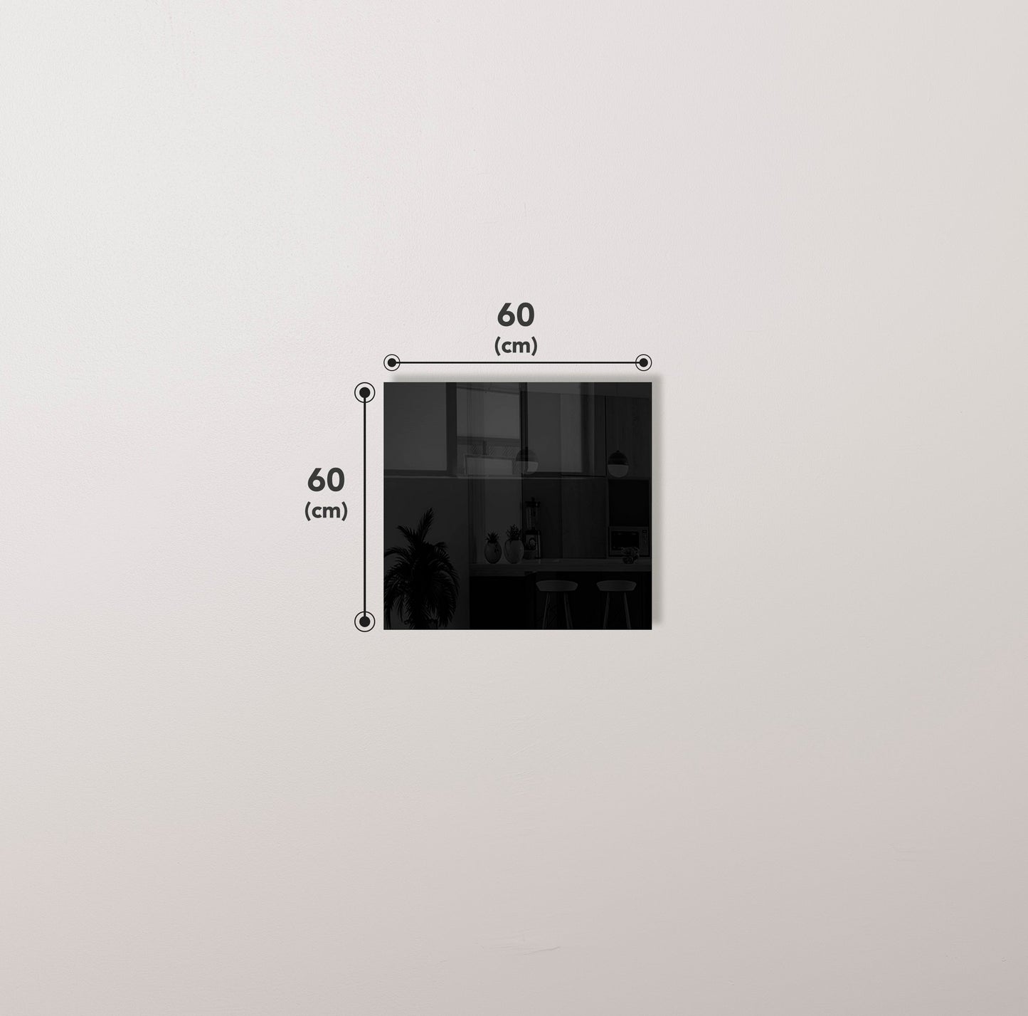 Ukrasna slika na kaljenom staklu 2295 - 60 x 60