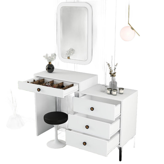 Stol za šminkanje, Lizbon 549 - White