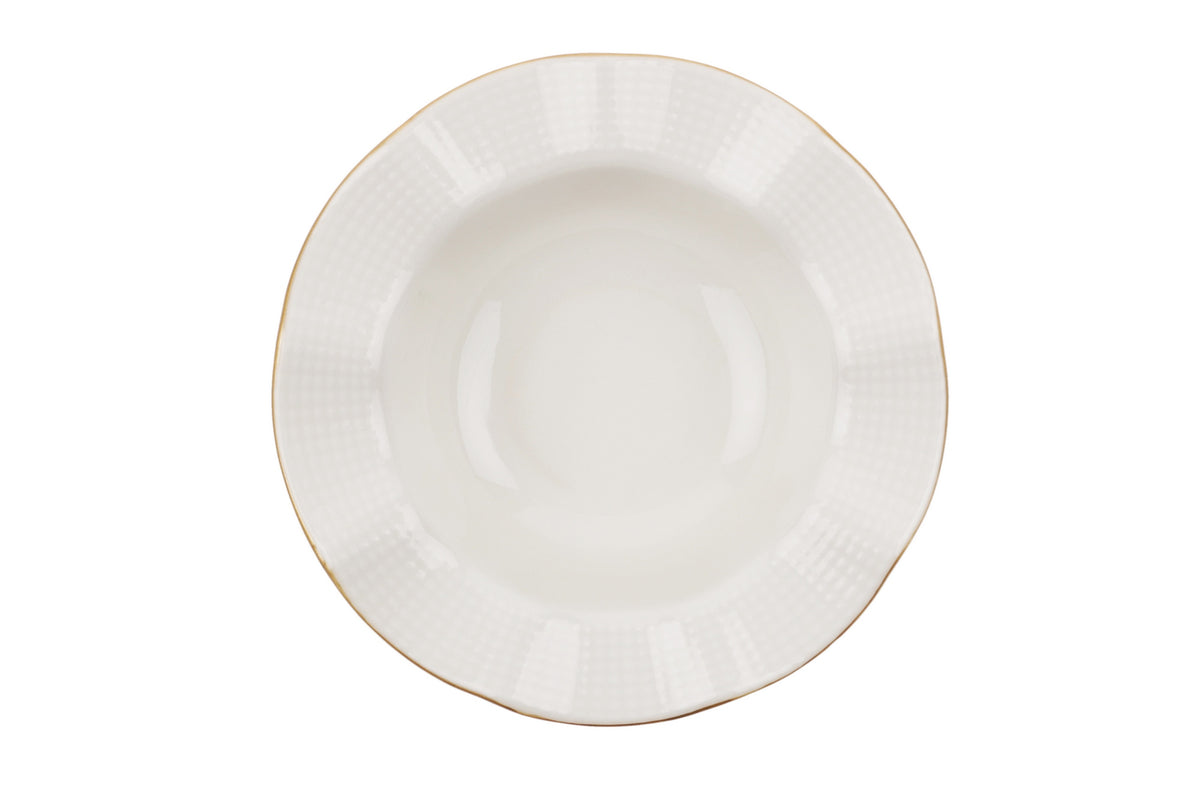 Porculanski set tanjura 24 dijelni CREAM, MLN24Y214R520