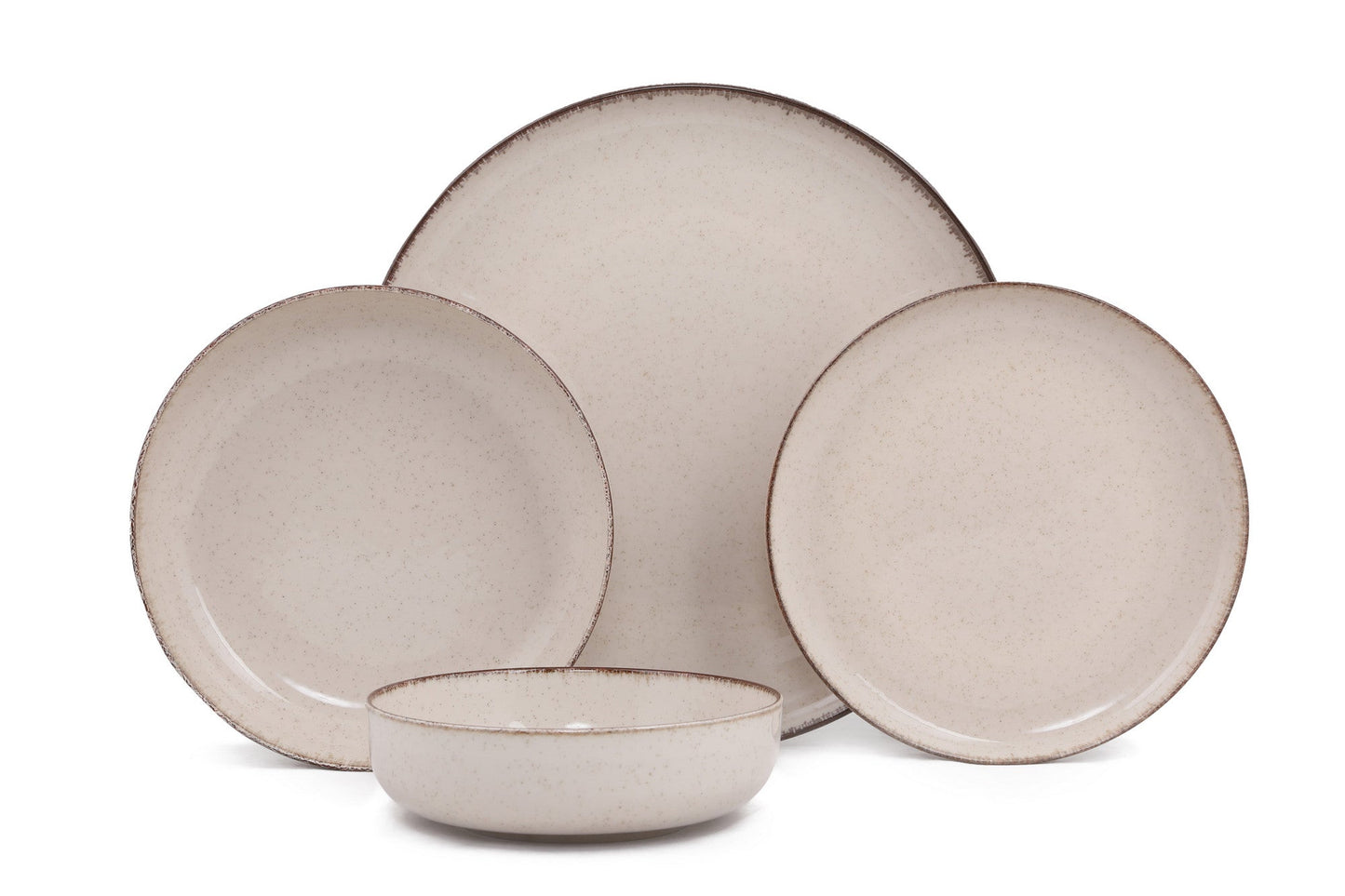 Porculanski set tanjura 24 dijelni DINER CREAM, MOD24Y2730P02