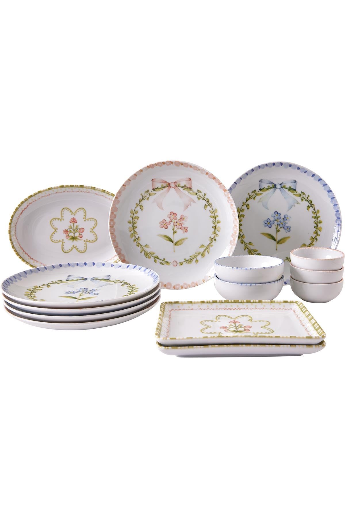 Set za doručak (14 komada) 606, plavi