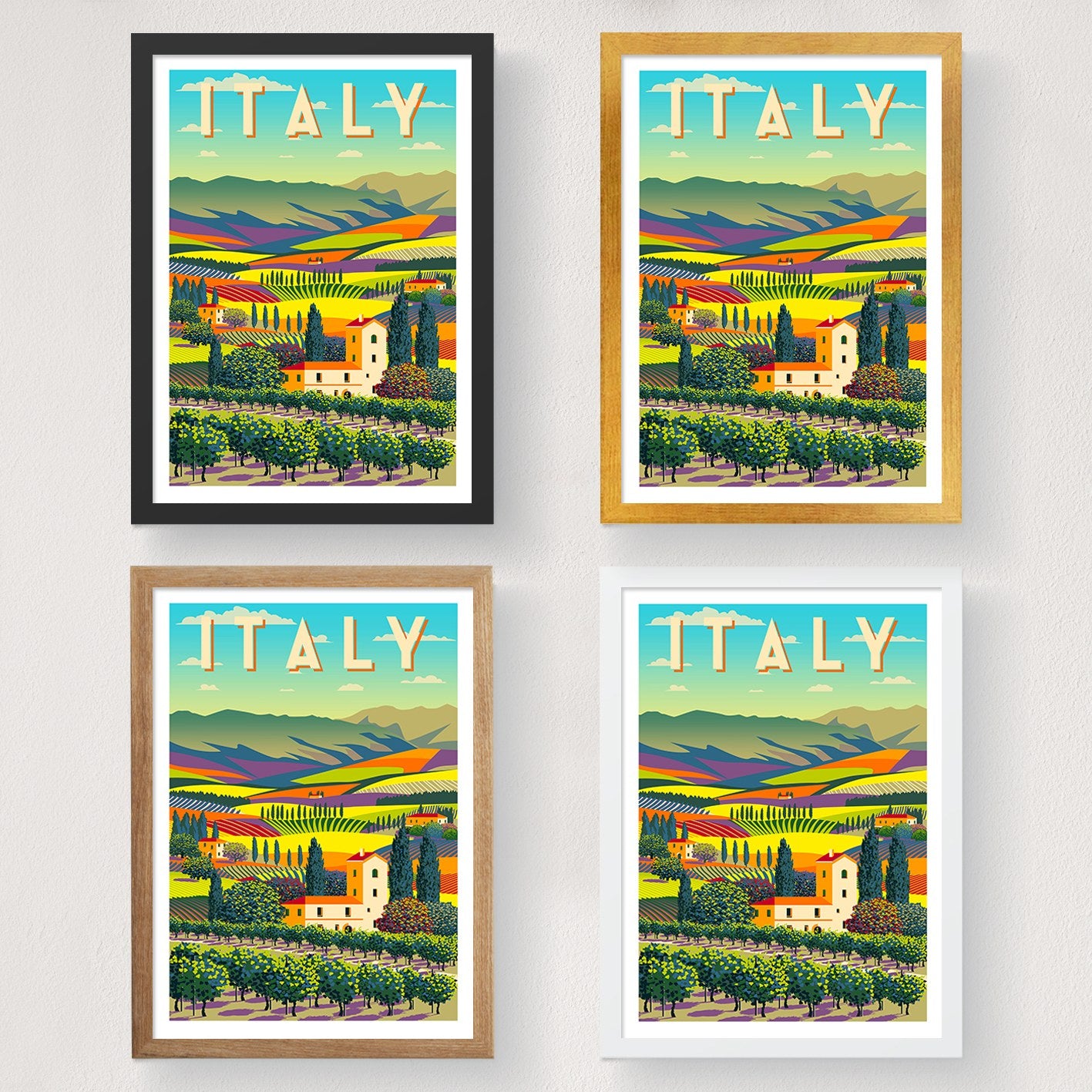 Poster A4, Italy - 1963