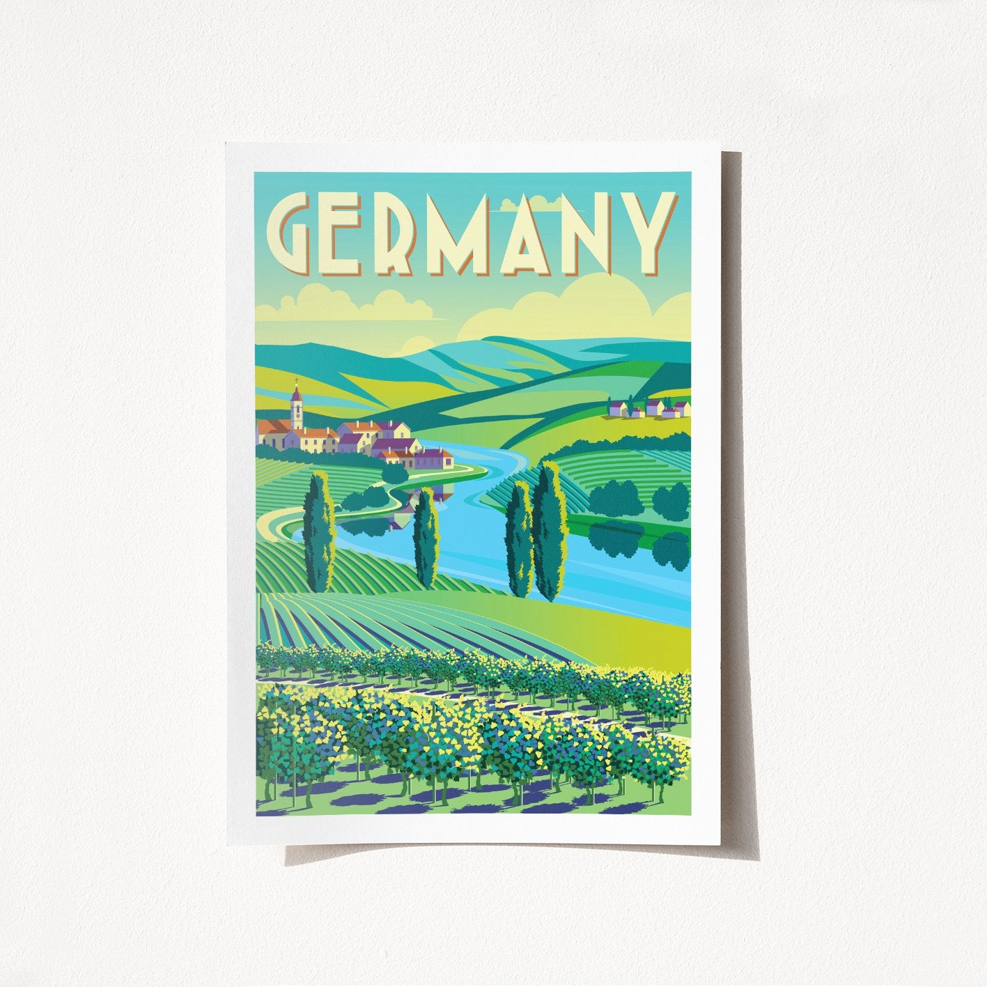 Poster A3, Germany - 1975