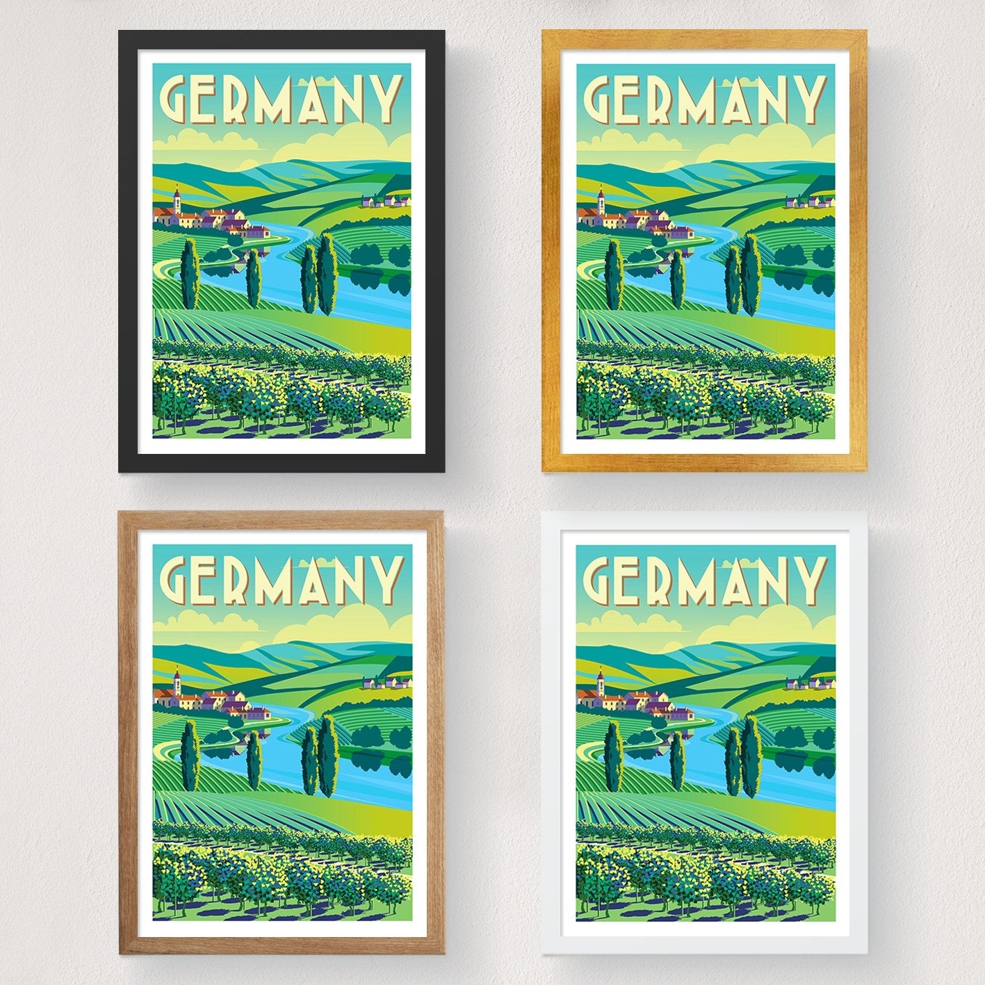 Poster A3, Germany - 1975