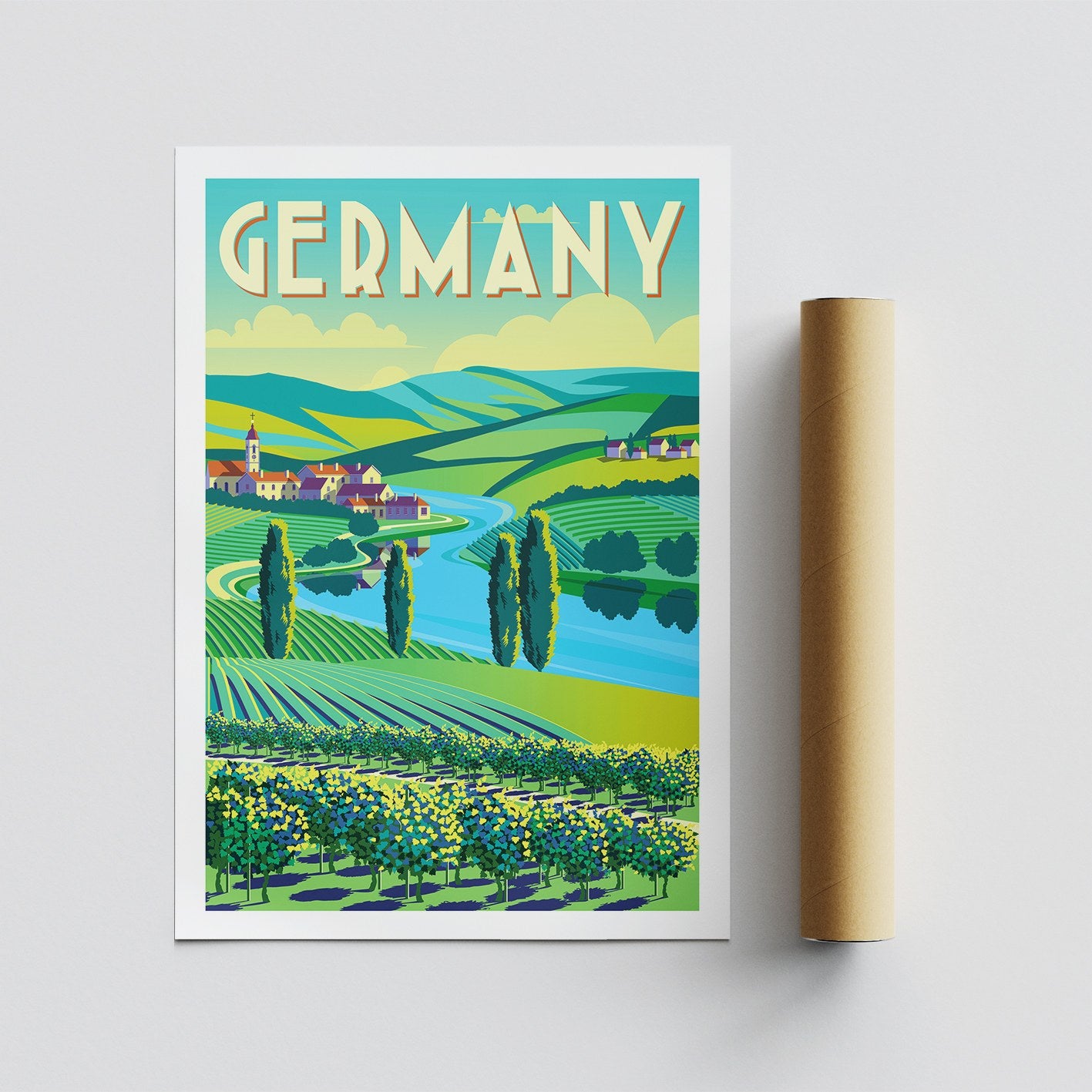 Poster A3, Germany - 1975