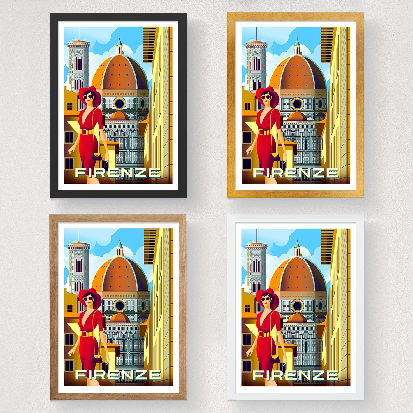 Poster A4, Firenze - 1983