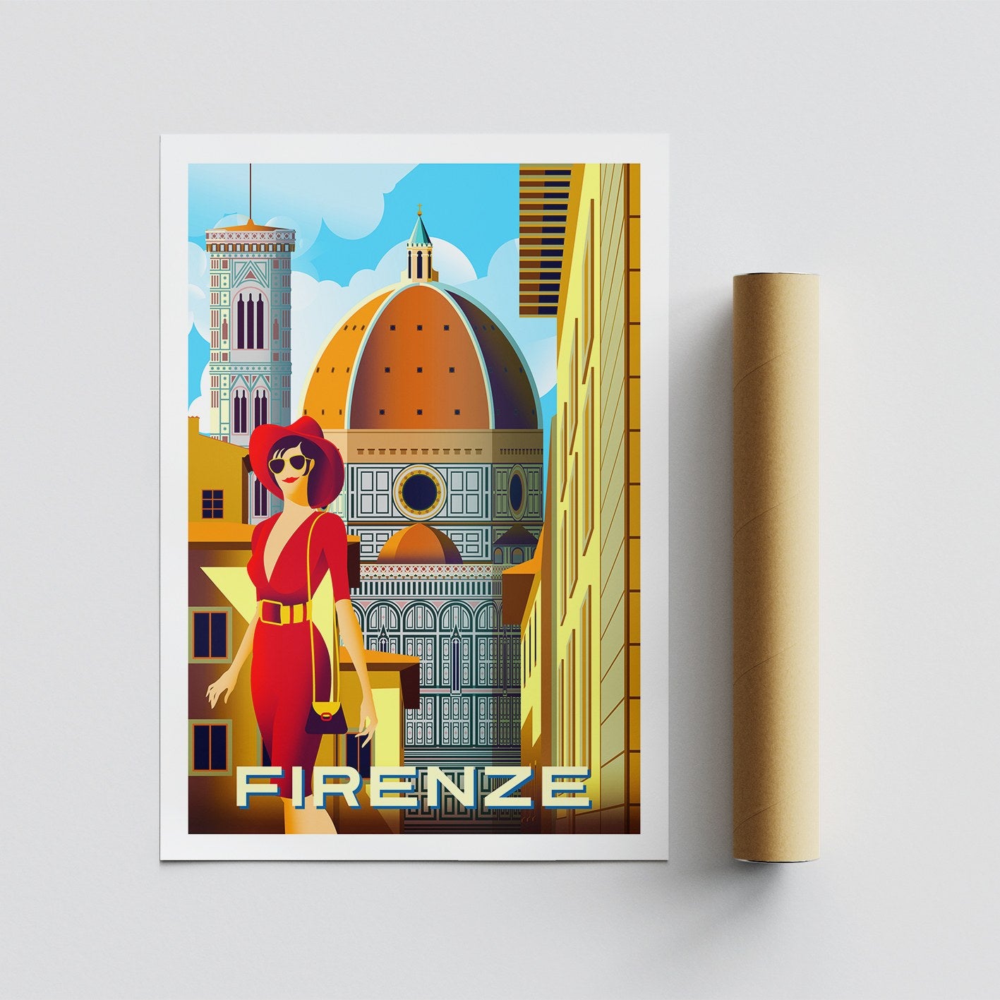 Poster A4, Firenze - 1983