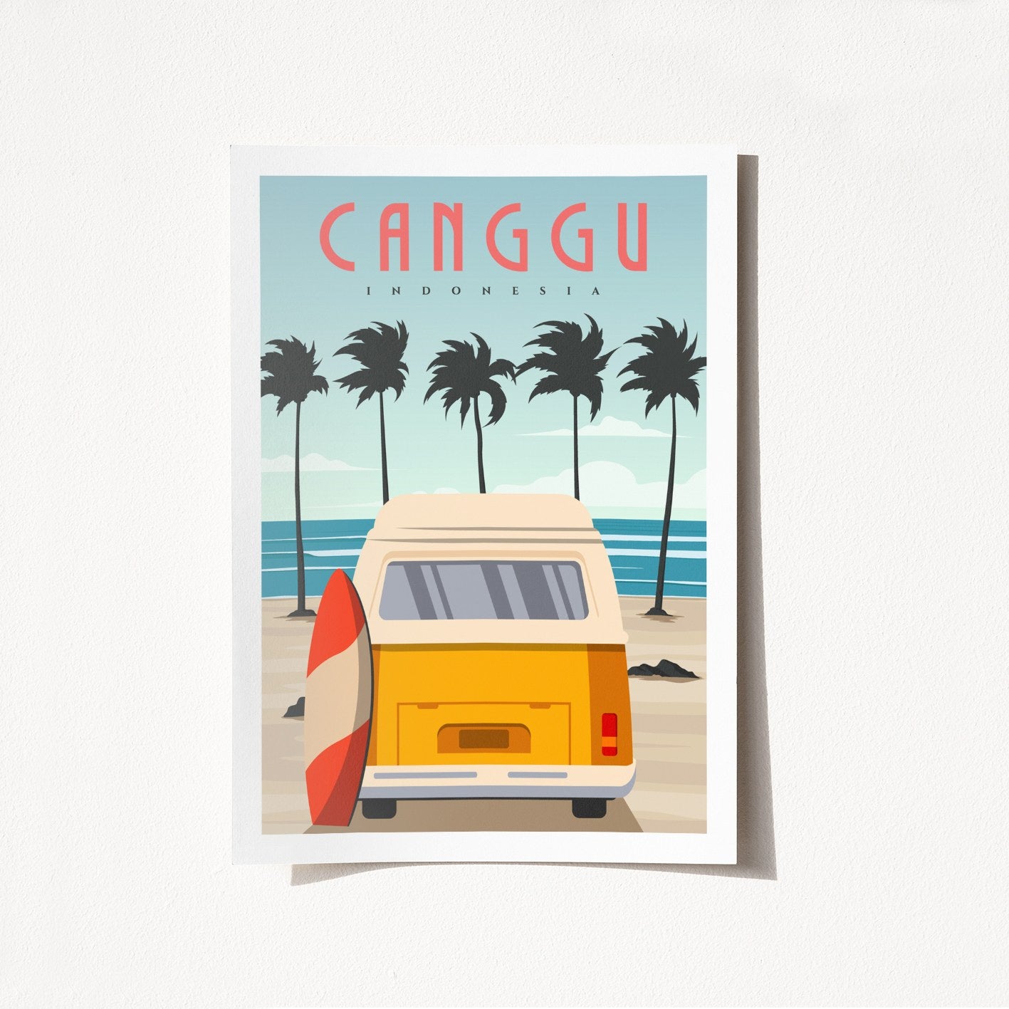 Poster A4, Canggu - 1991