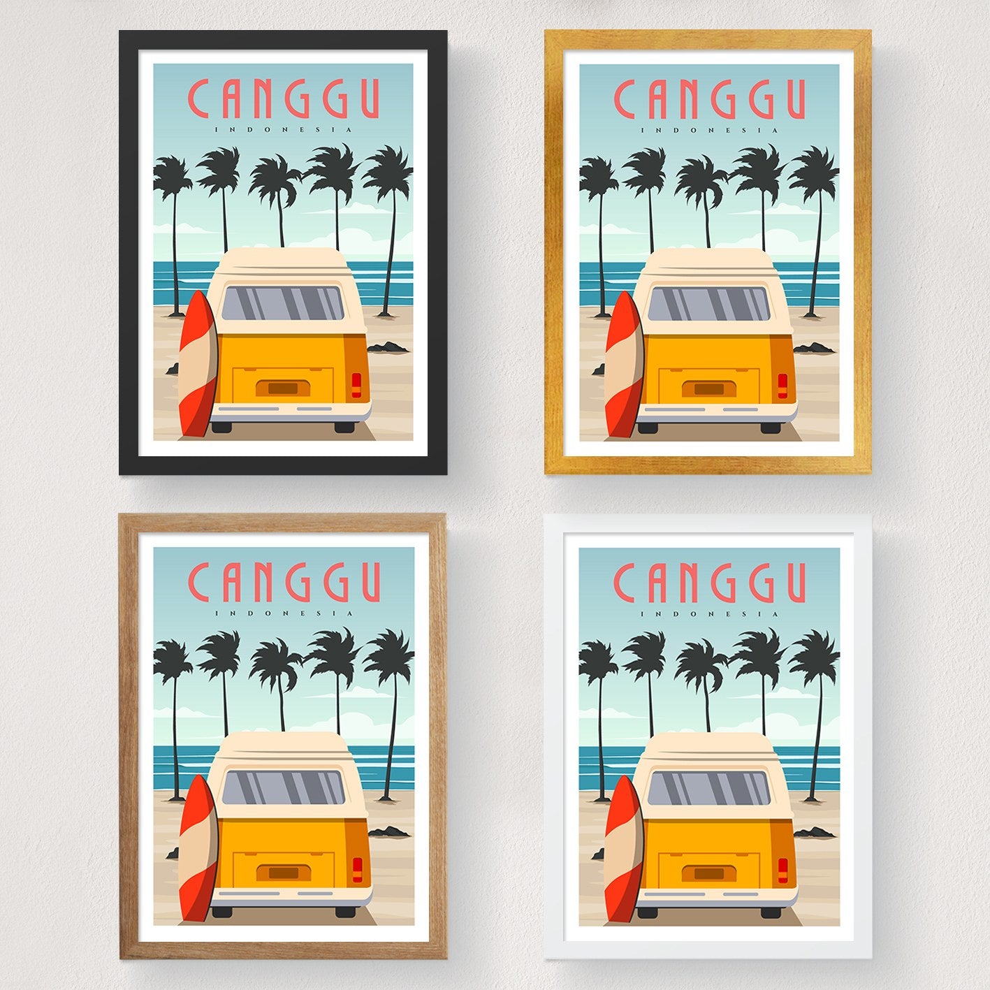 Poster A4, Canggu - 1991