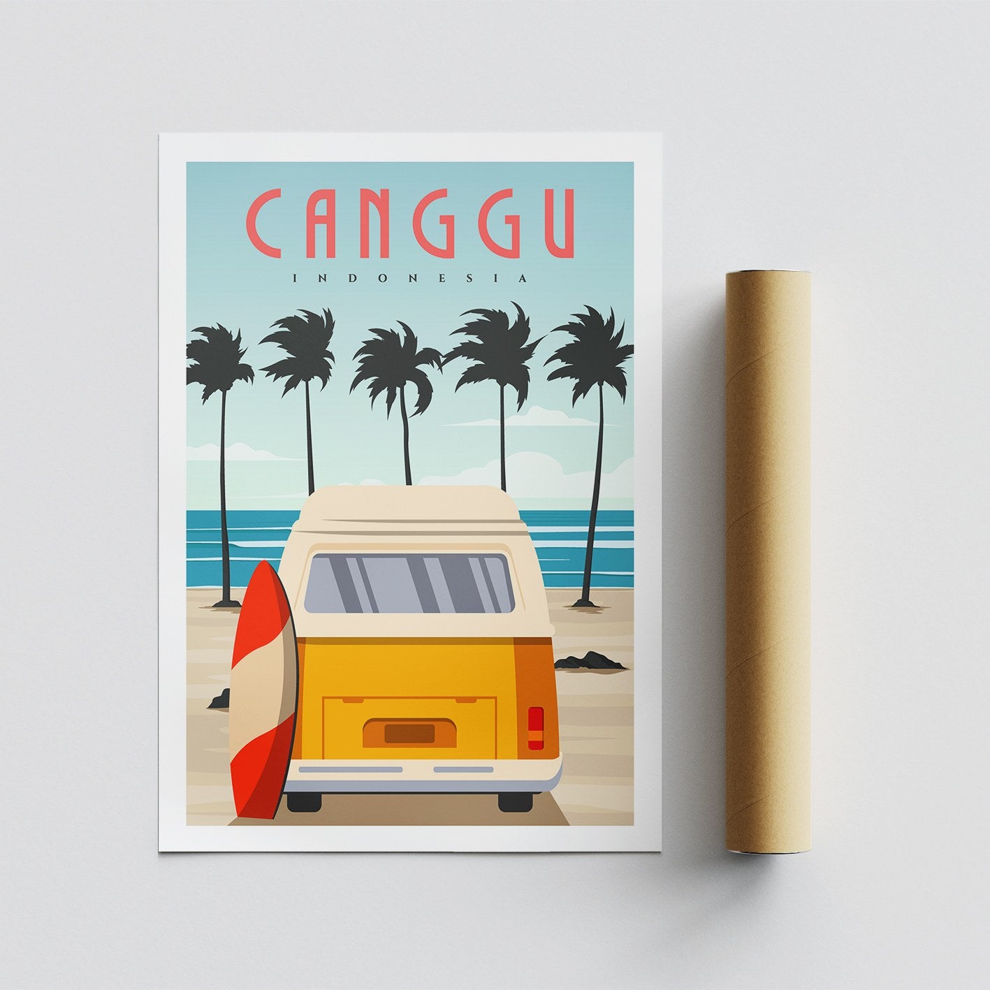 Poster A4, Canggu - 1991
