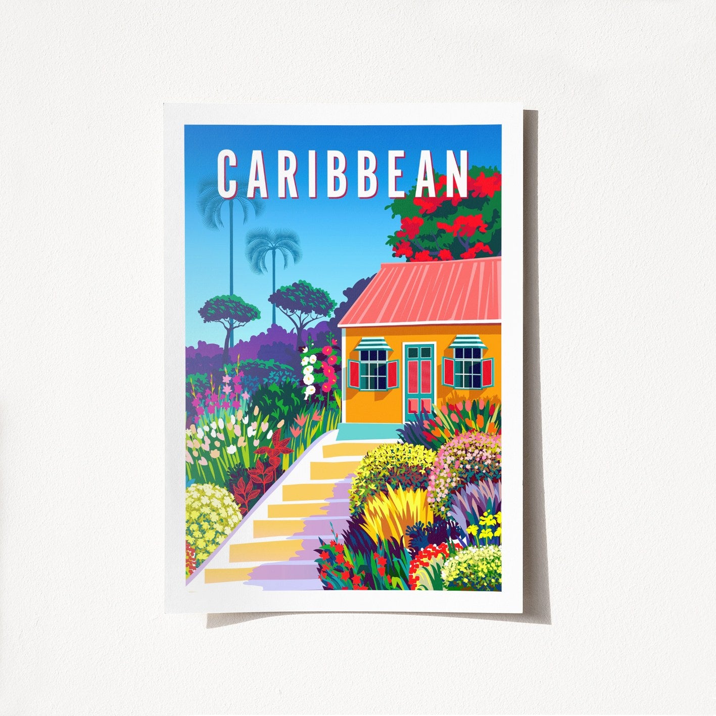Poster A4, Caribbean - 1998