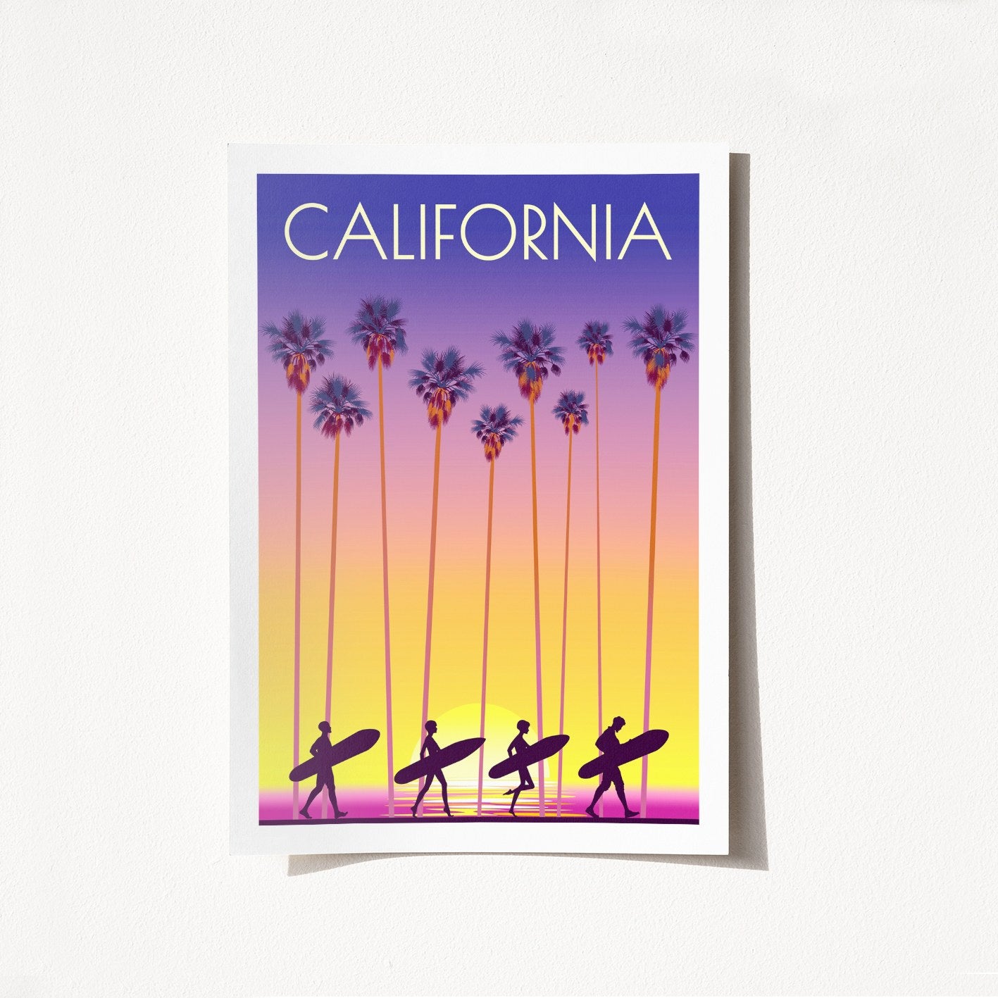 Poster A4, California - 2003
