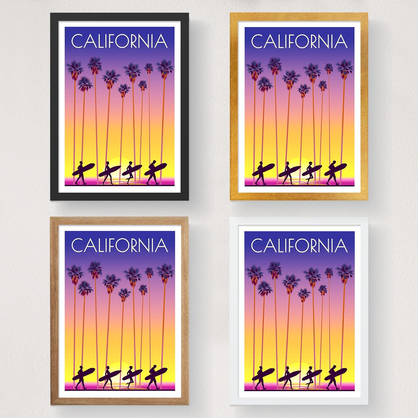 Poster A4, California - 2003