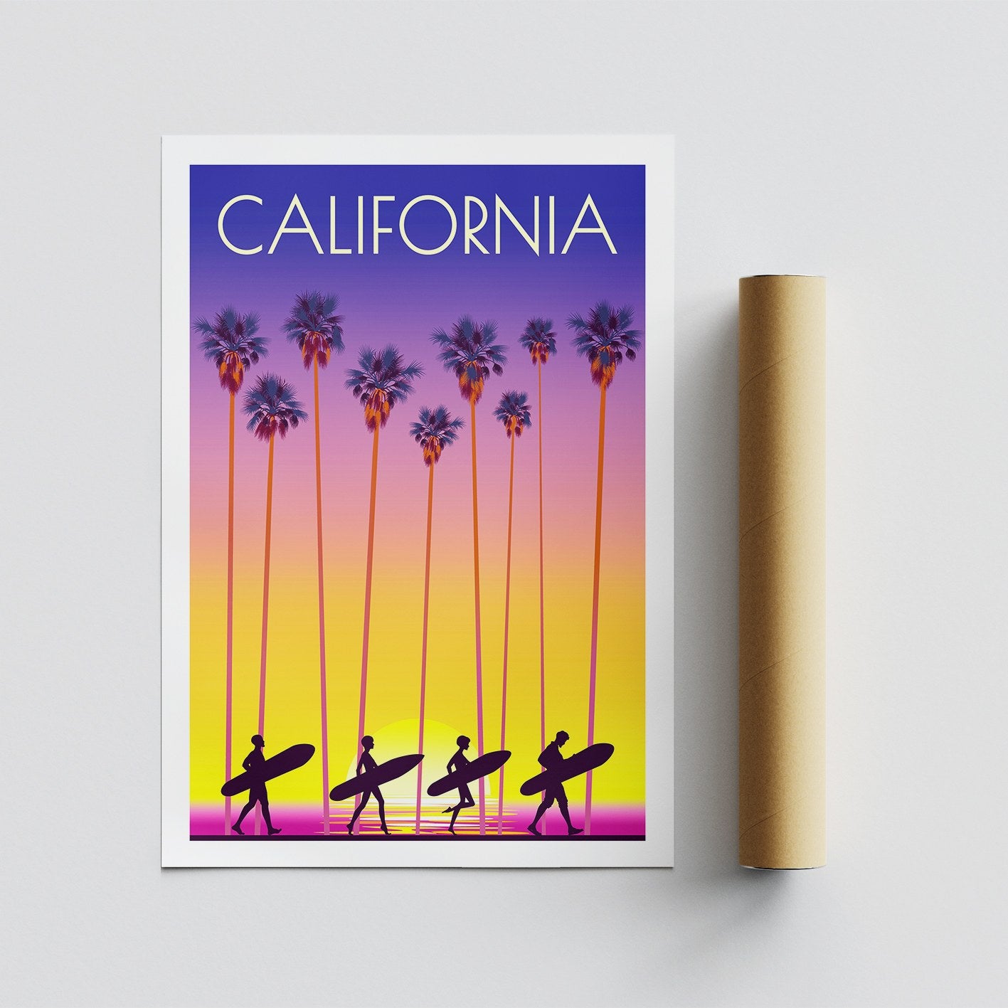 Poster A4, California - 2003