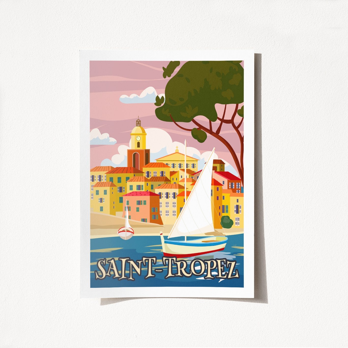 Poster A3, Saint Tropez - 2008
