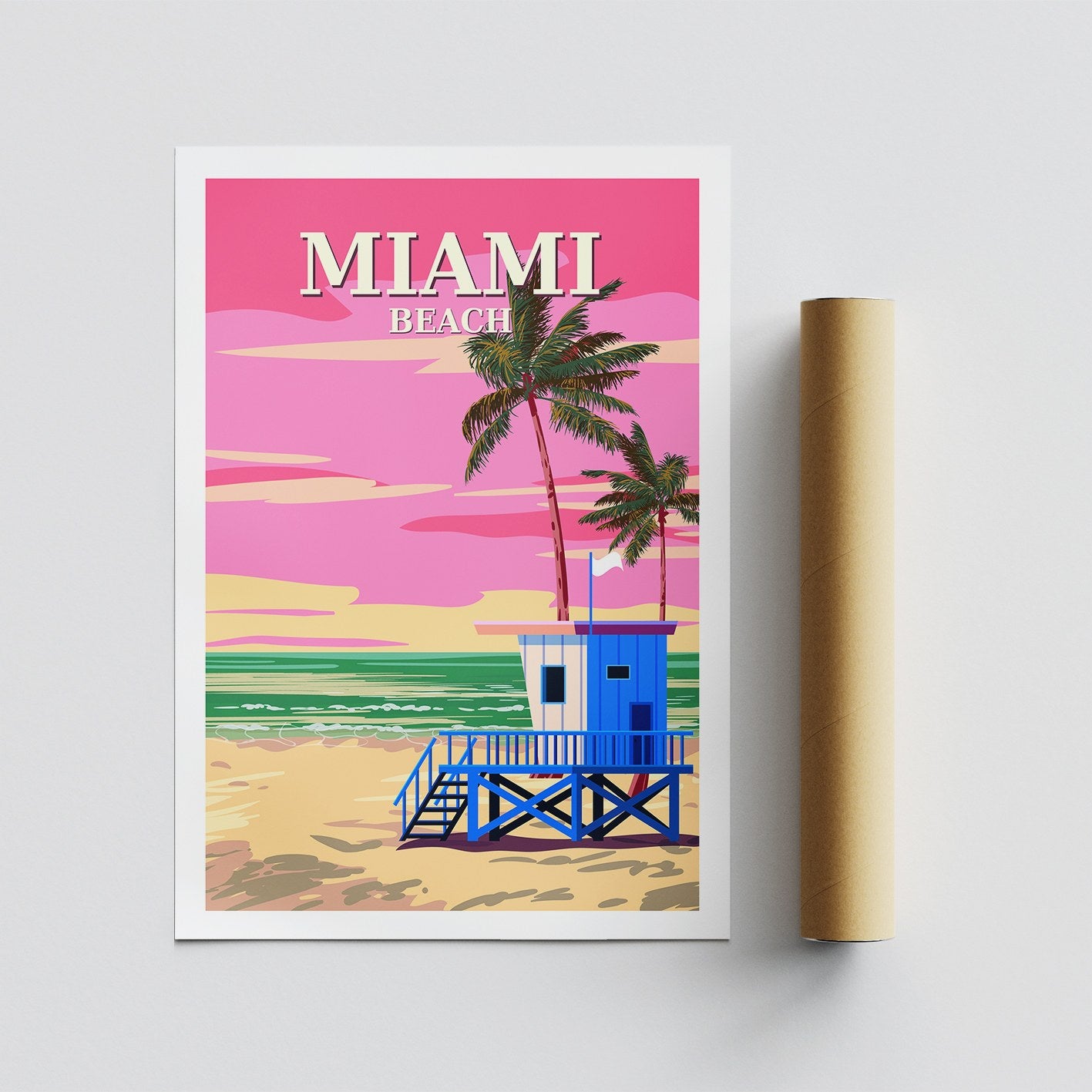 Poster A4, Miami - 2016