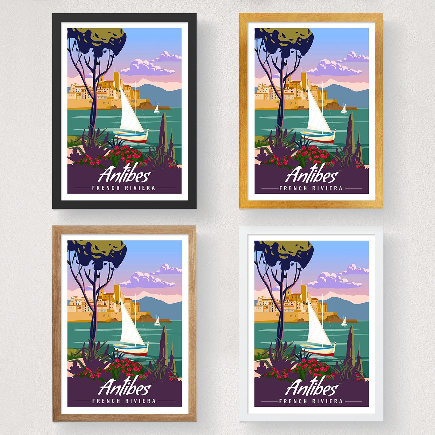 Poster A4, Antibes - 2022