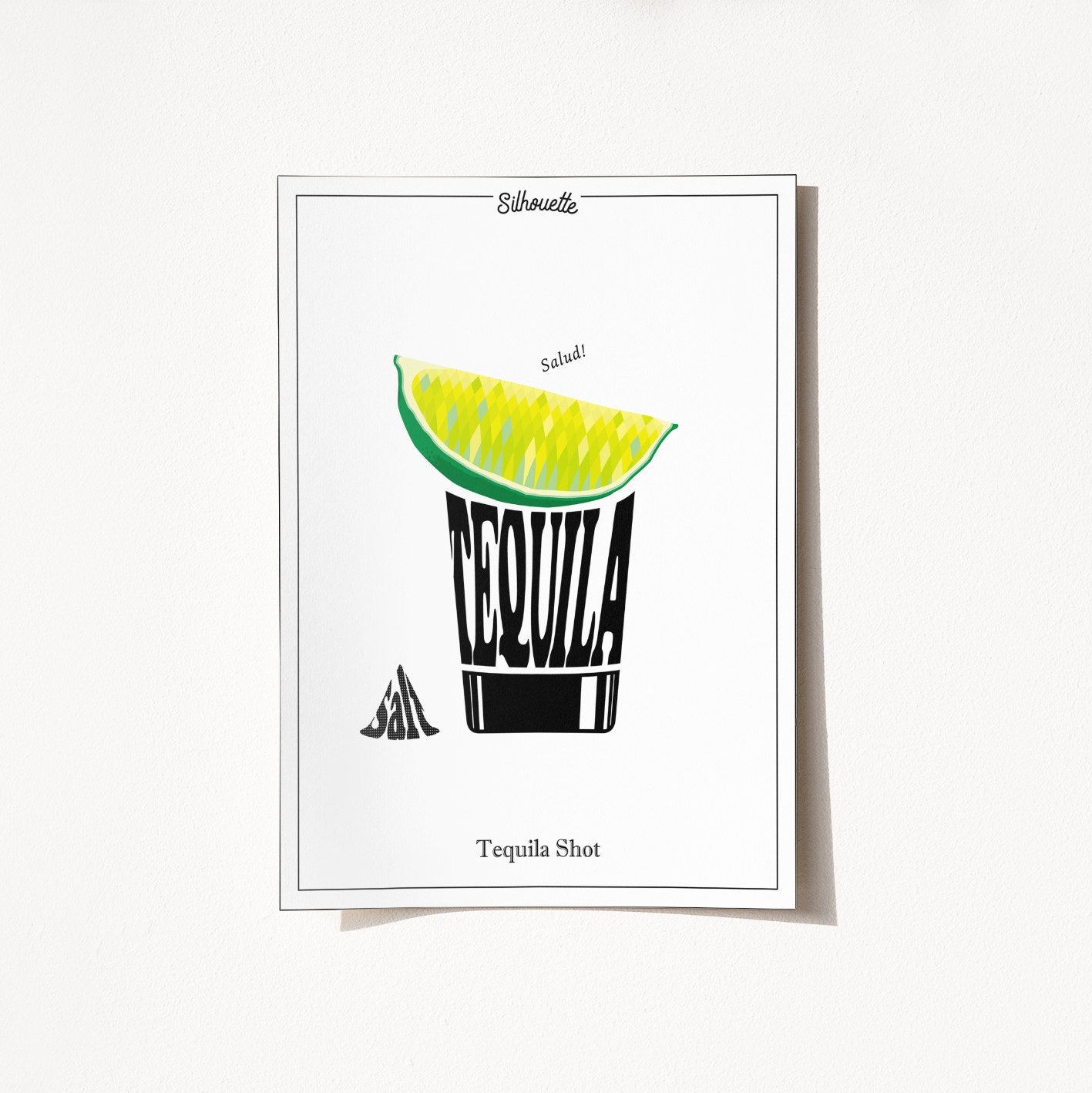 Poster A3, Tequila Shot - 2050