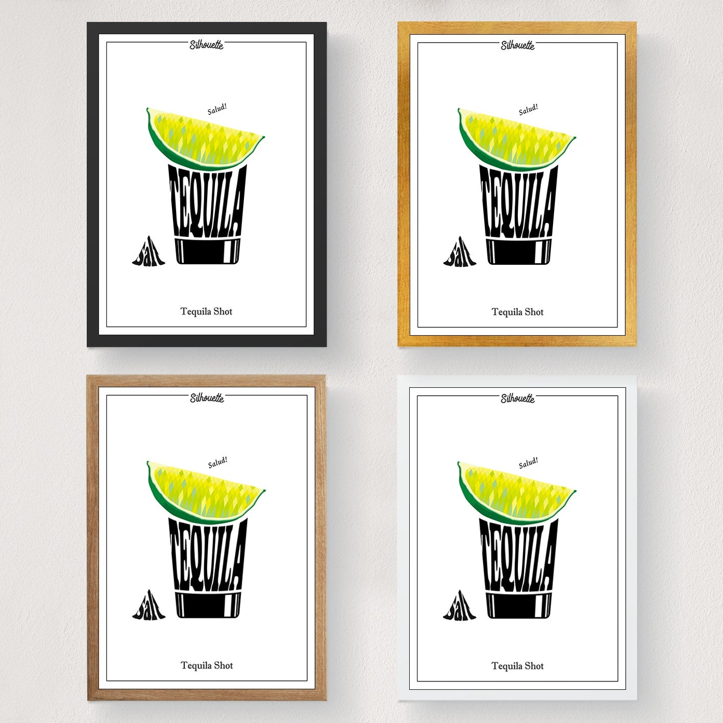 Poster A3, Tequila Shot - 2050