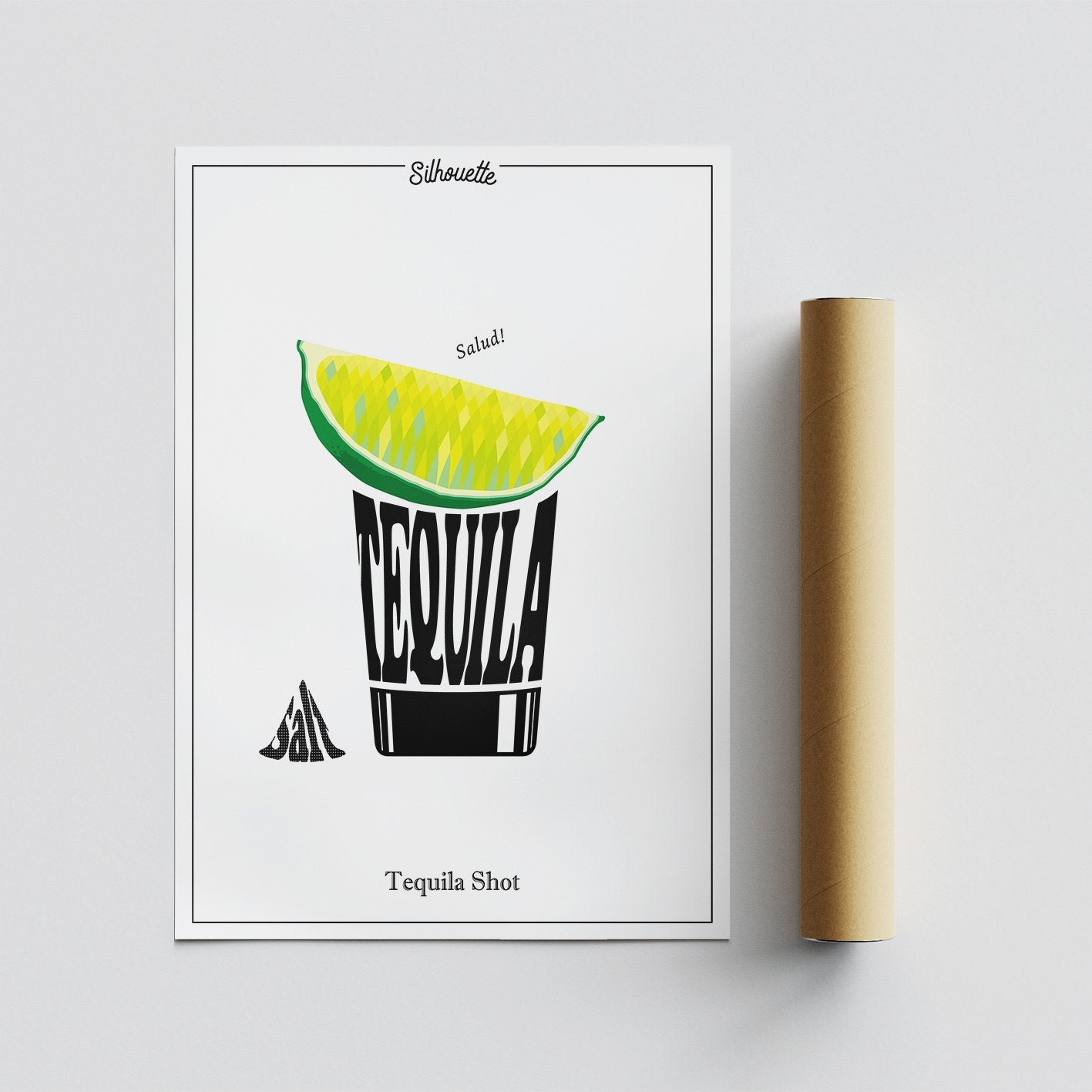 Poster A3, Tequila Shot - 2050