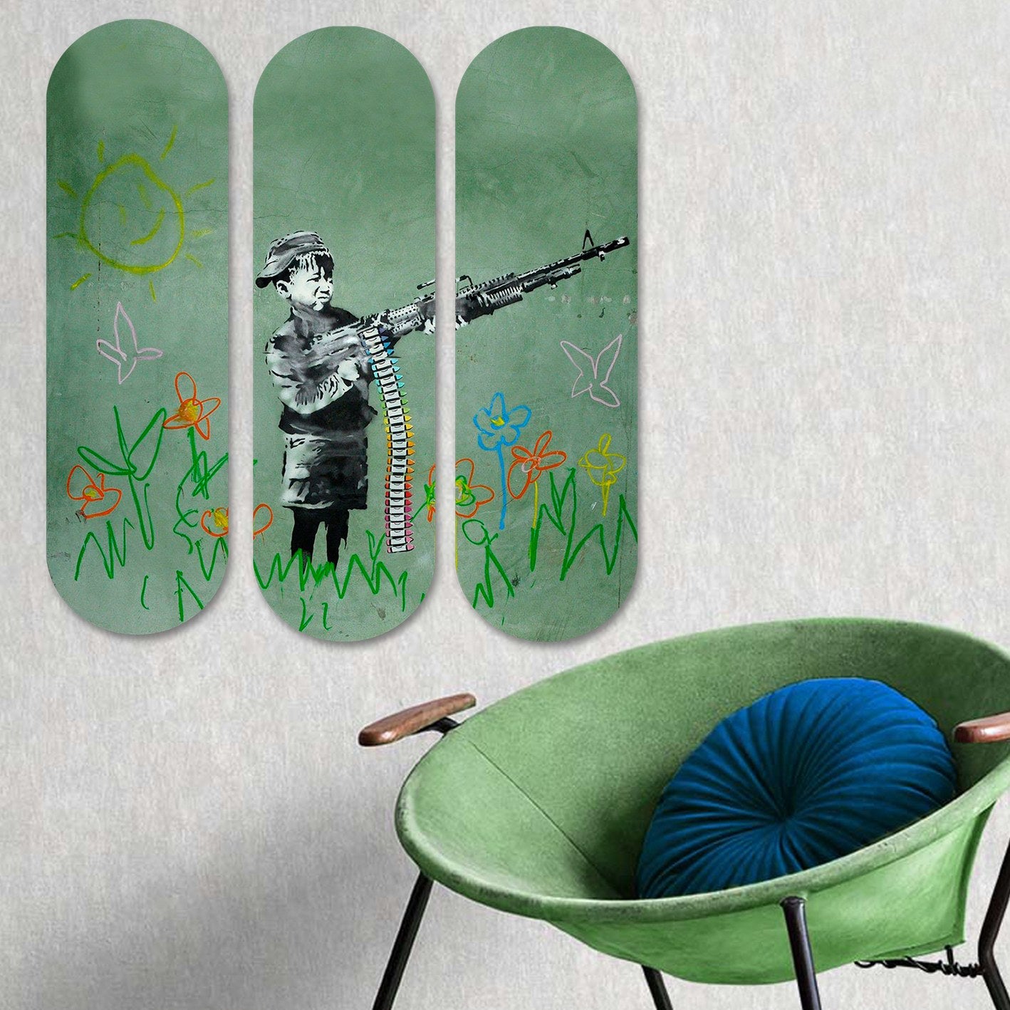 Ukrasna MDF slika (3 komada) JUDITH