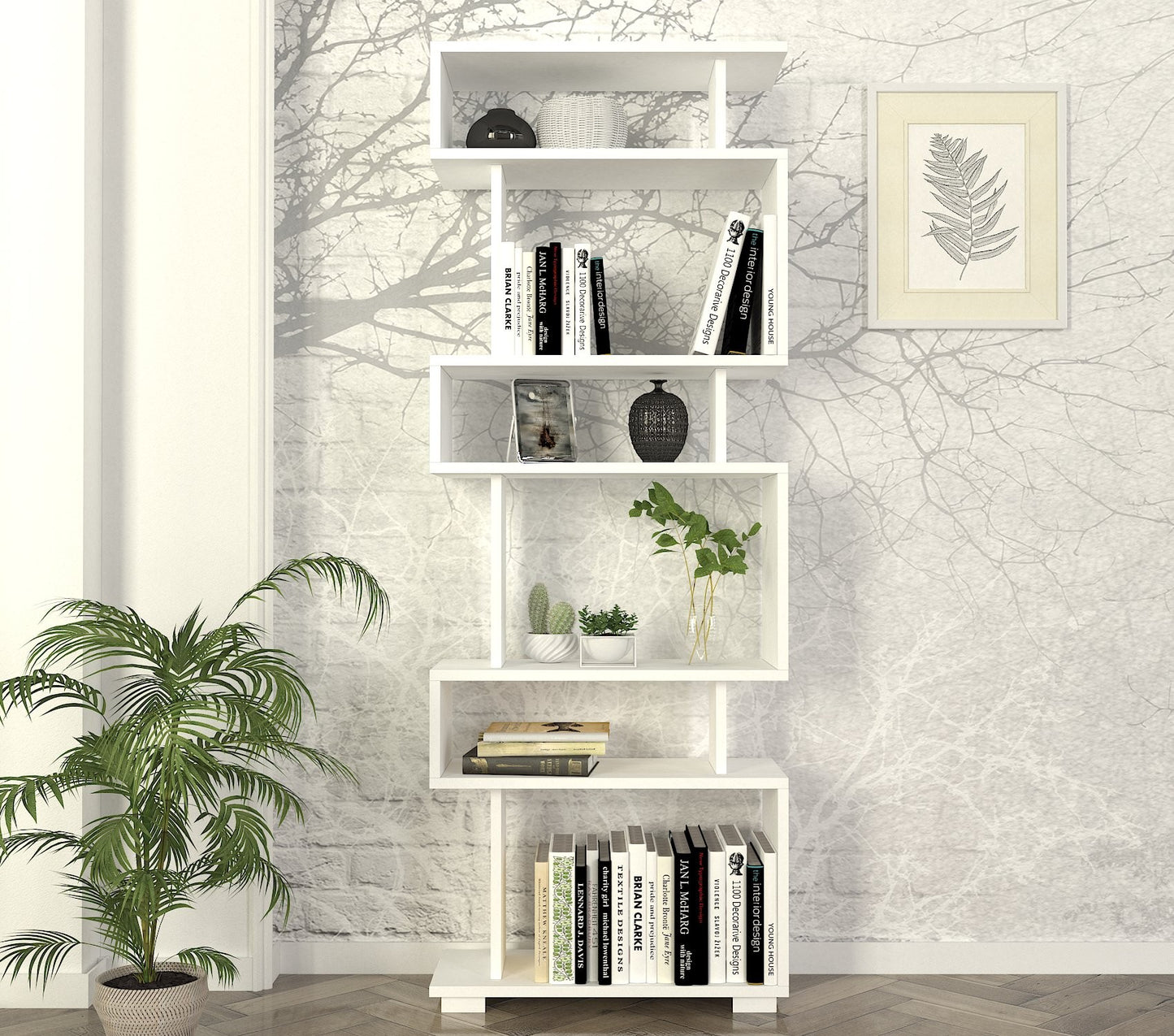 Polica BLOK DUO, Blok - White