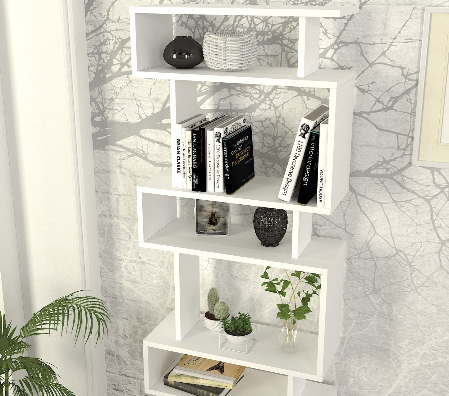 Polica BLOK DUO, Blok - White