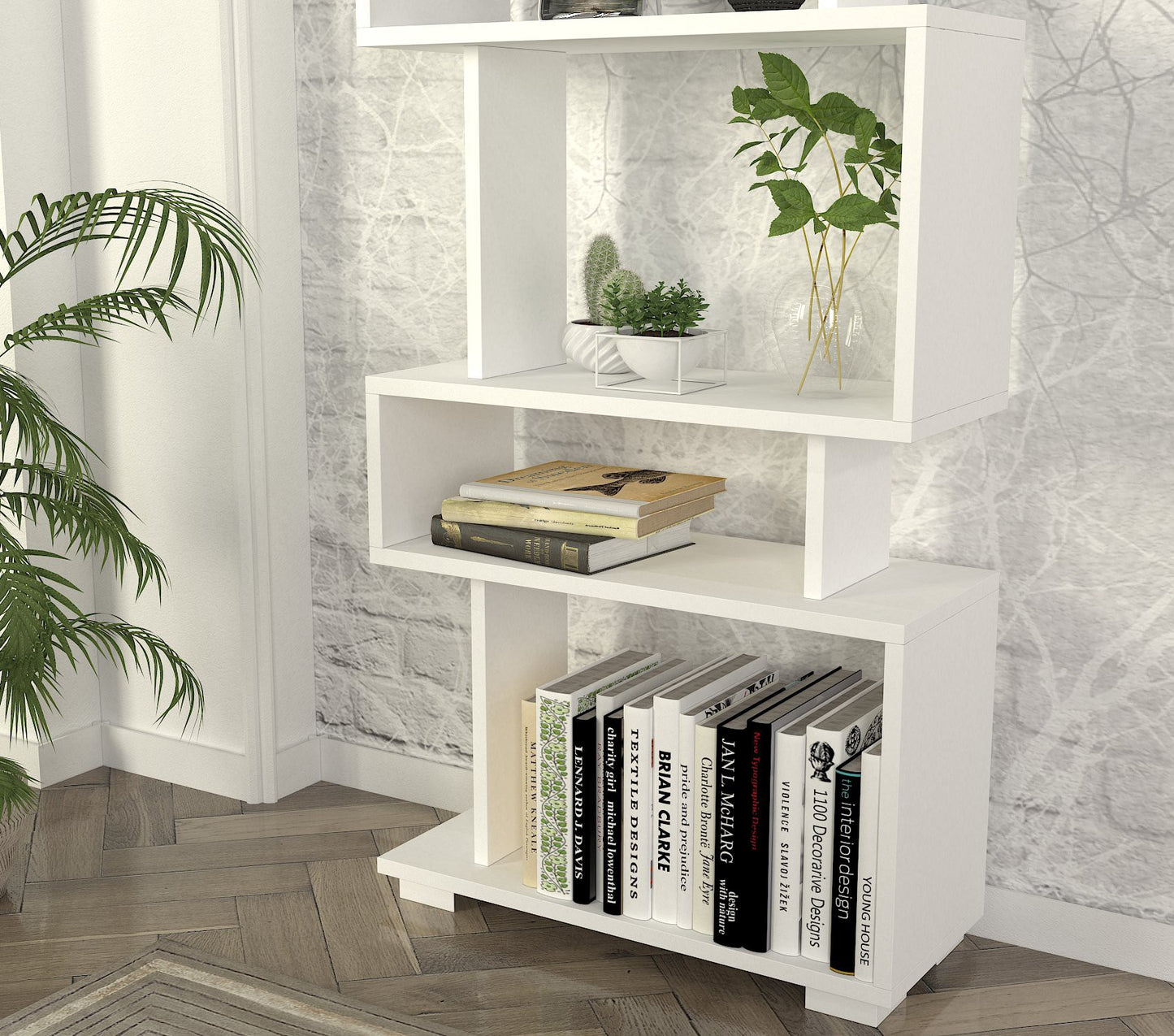 Polica BLOK DUO, Blok - White