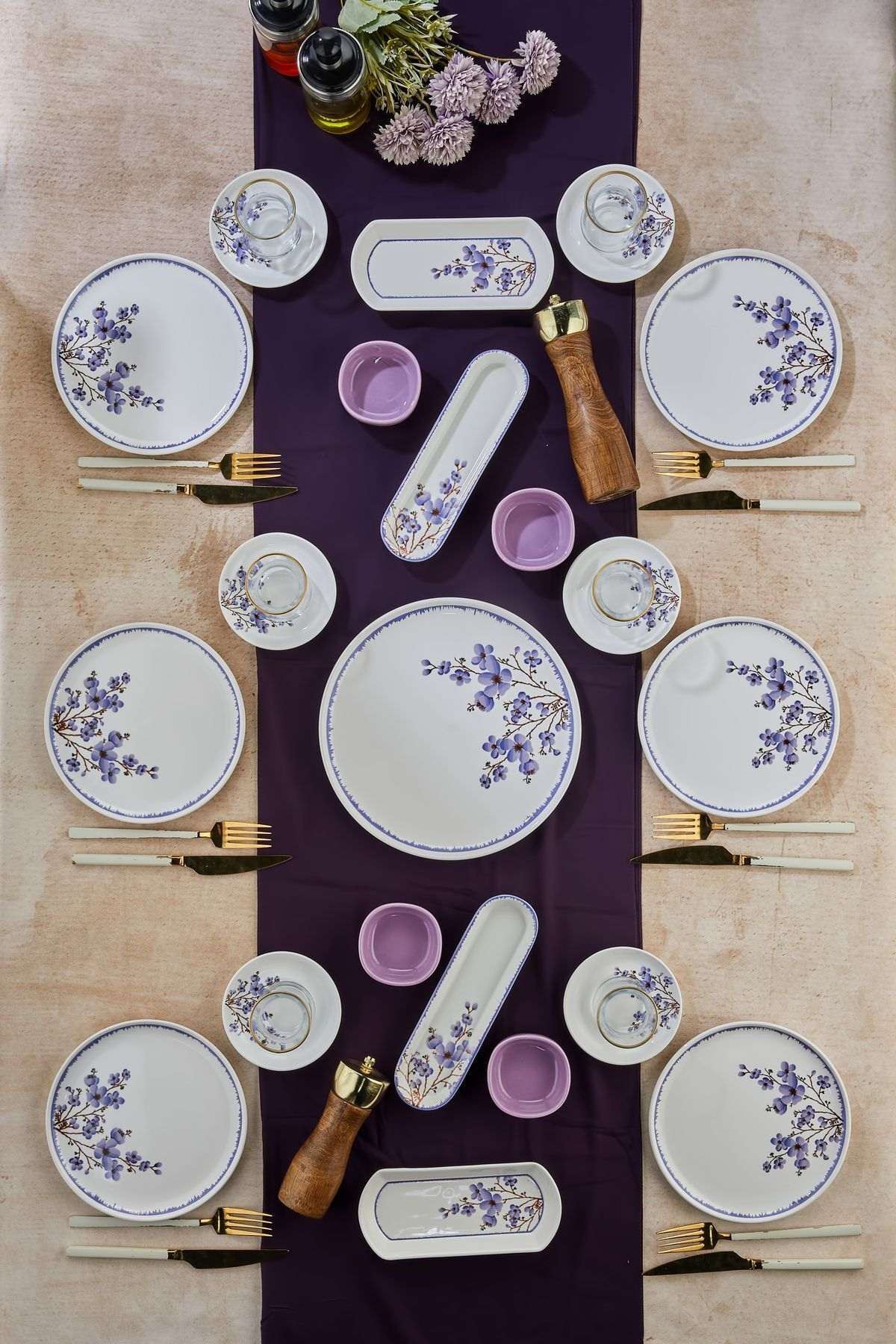 Set za doručak (21 komad) 179, Višebojni