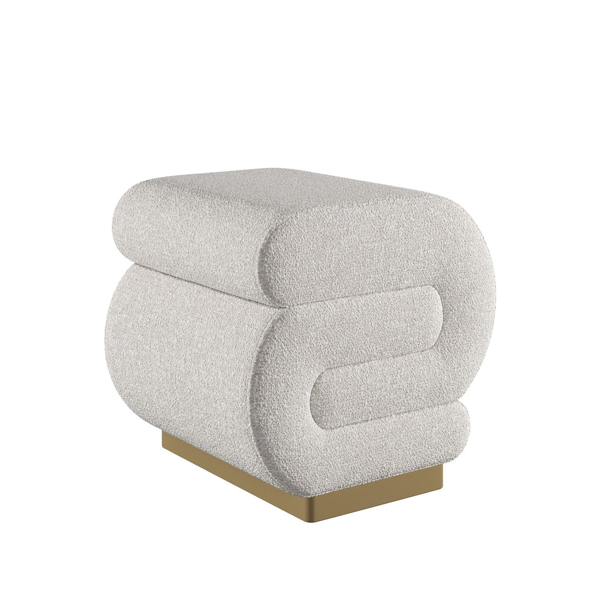 Pouffe Sally - Krem