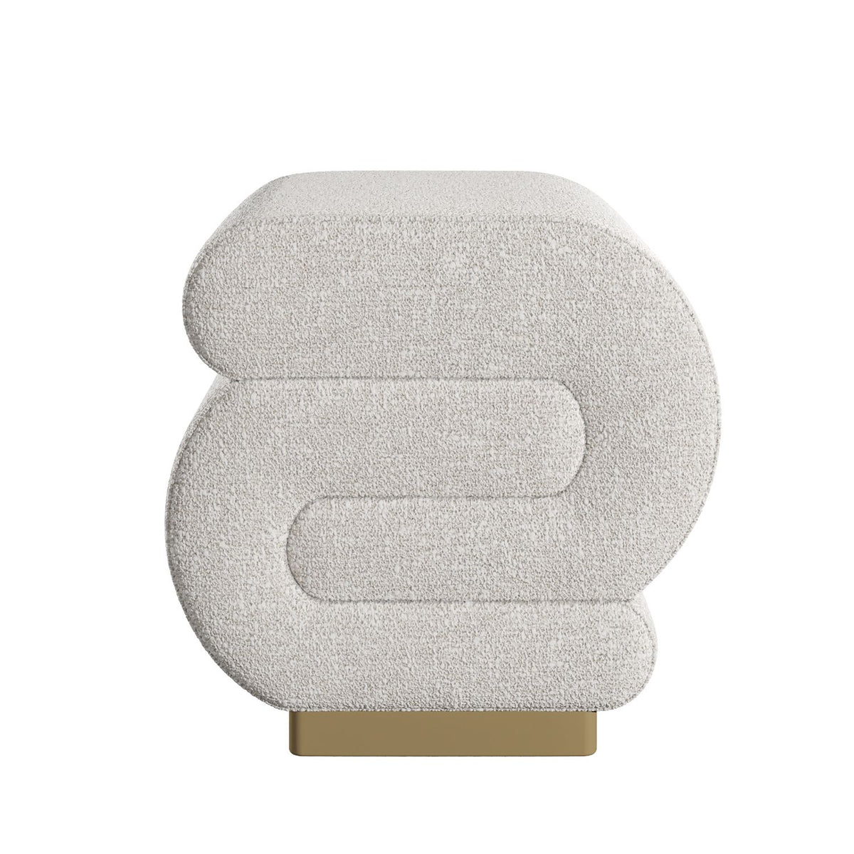 Pouffe Sally - Krem